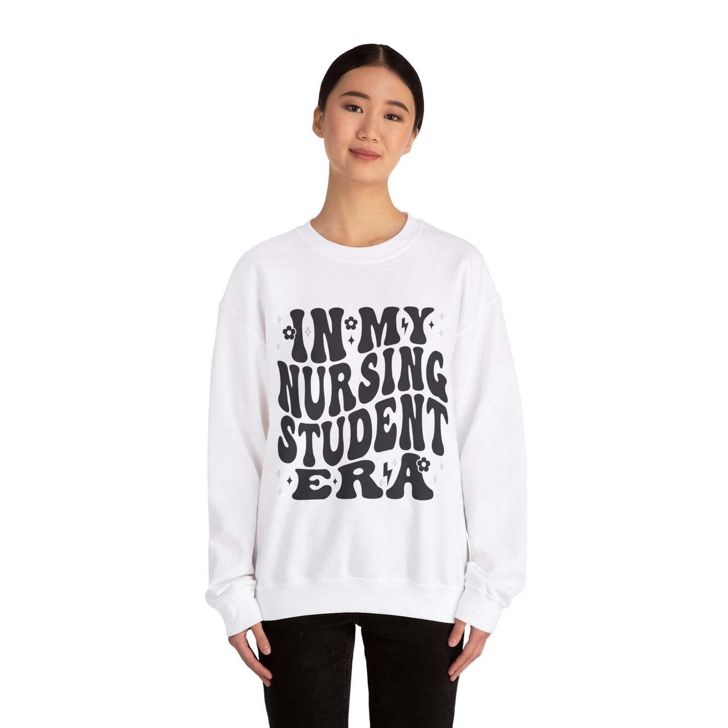 In My Nursing Era - Unisex Midweight Softstyle Fleece Crewneck Sweatshirt