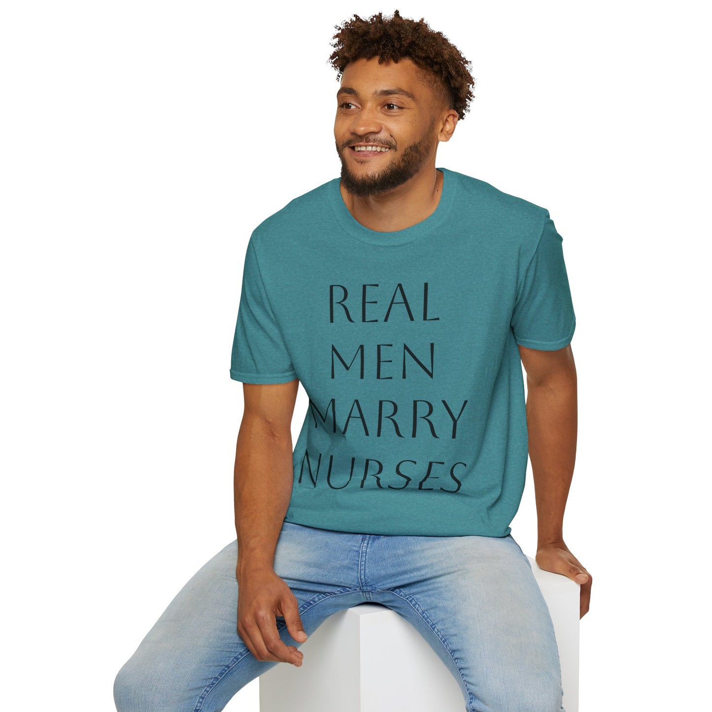 Real Men Marry Nurses Softstyle T-Shirt