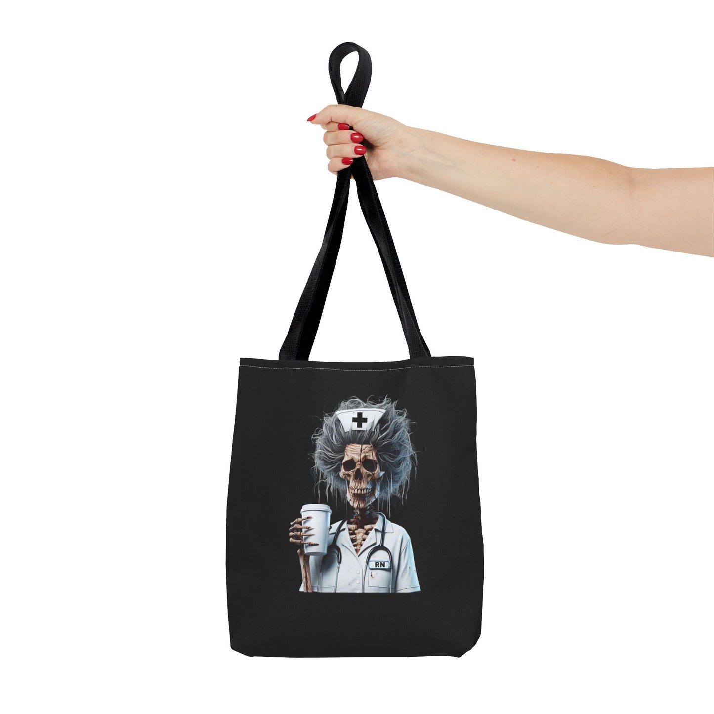 Skeleton Nurse Tote Bag