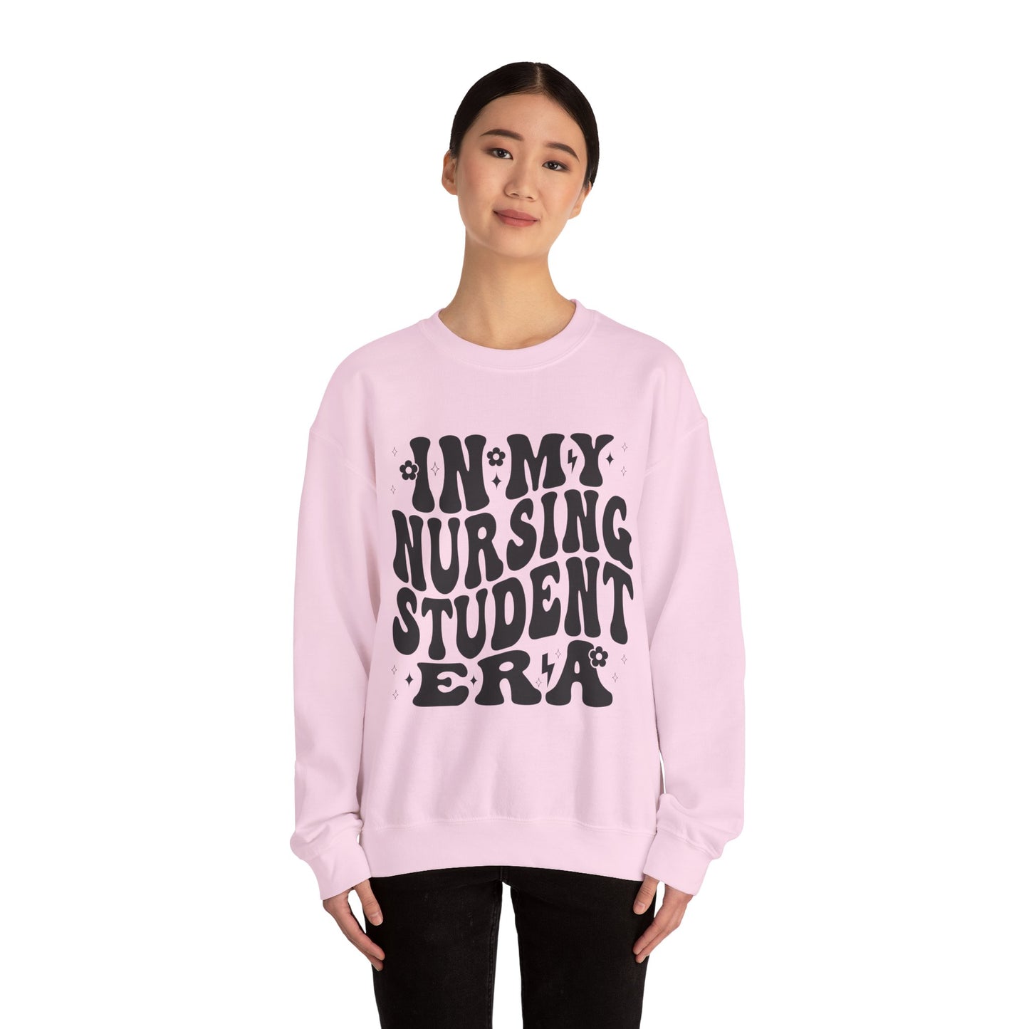 In My Nursing Era - Unisex Midweight Softstyle Fleece Crewneck Sweatshirt