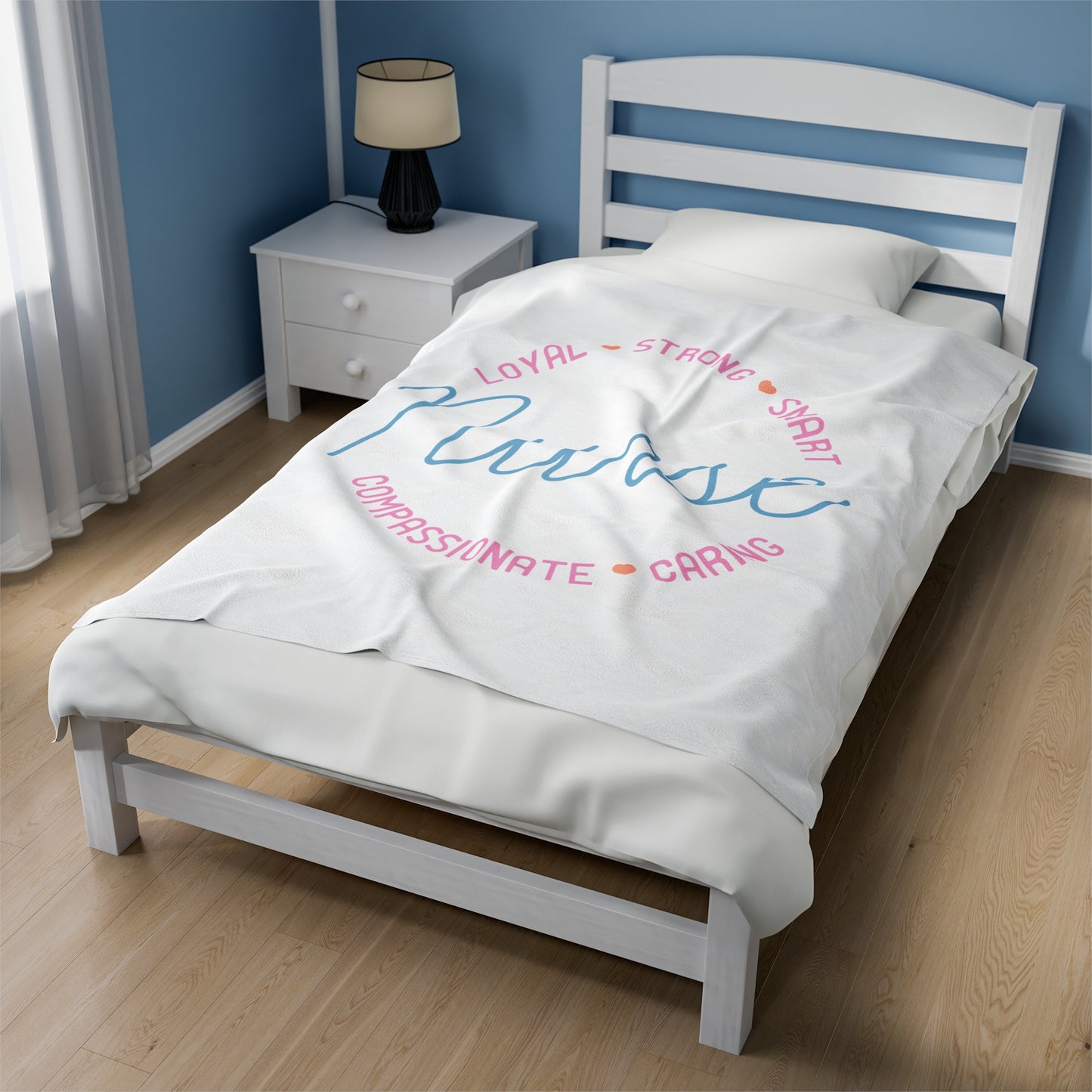 Nurse Velveteen Plush Blanket