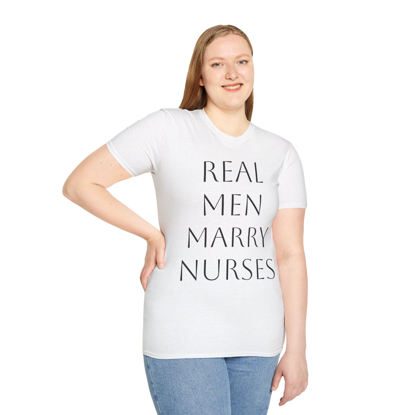 Real Men Marry Nurses Softstyle T-Shirt