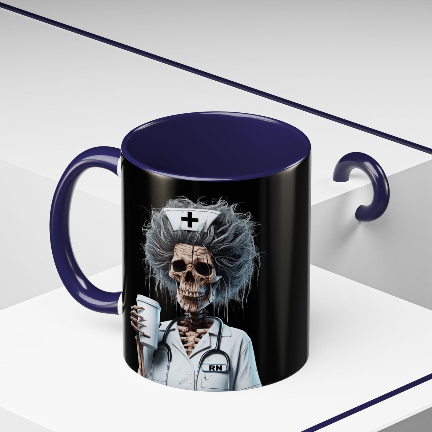 Skeleton Nurse Mug