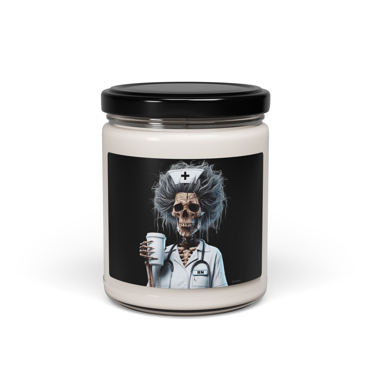 Skeleton Nurse Soy Candle (9oz)