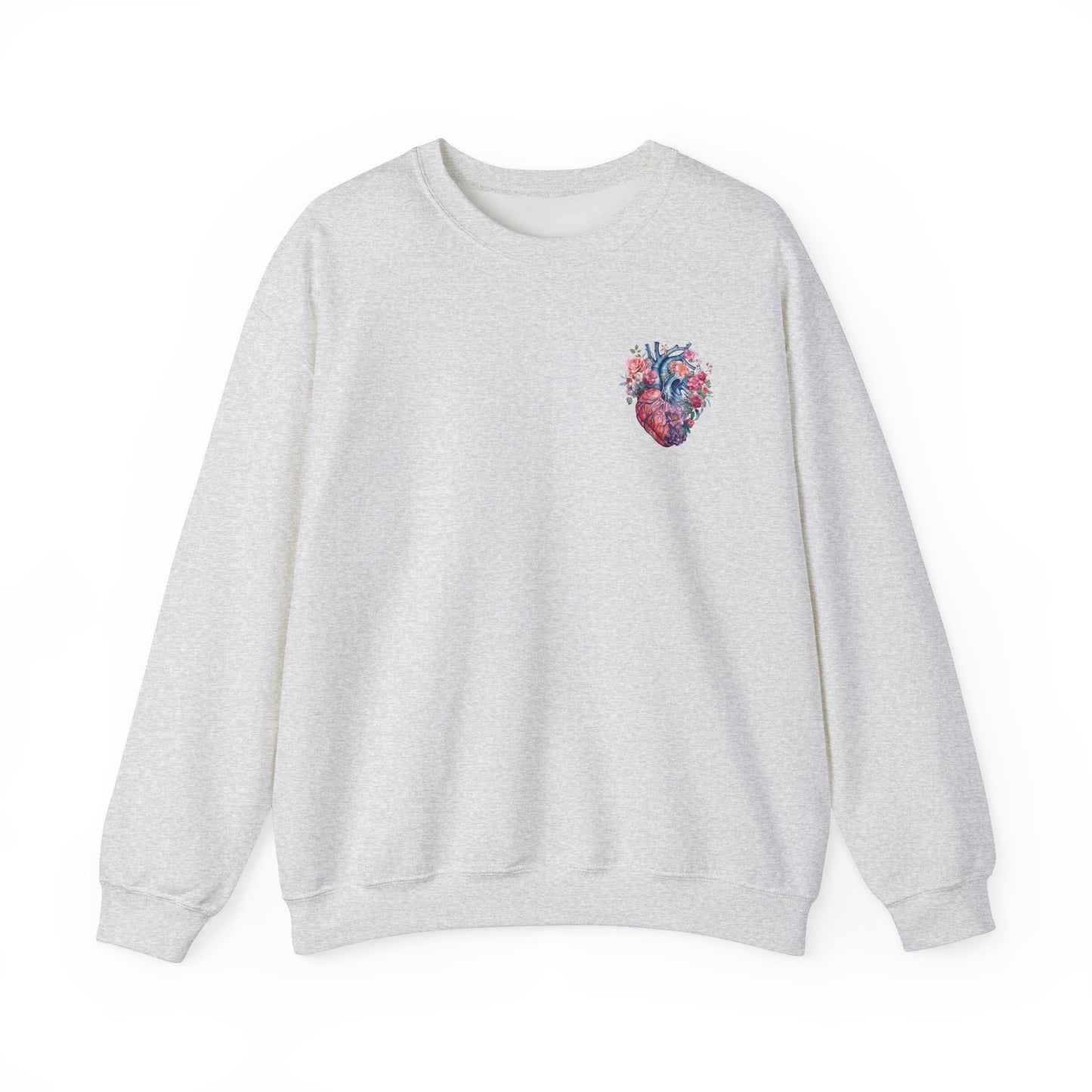 Heart - Unisex Midweight Softstyle Fleece Crewneck Sweatshirt