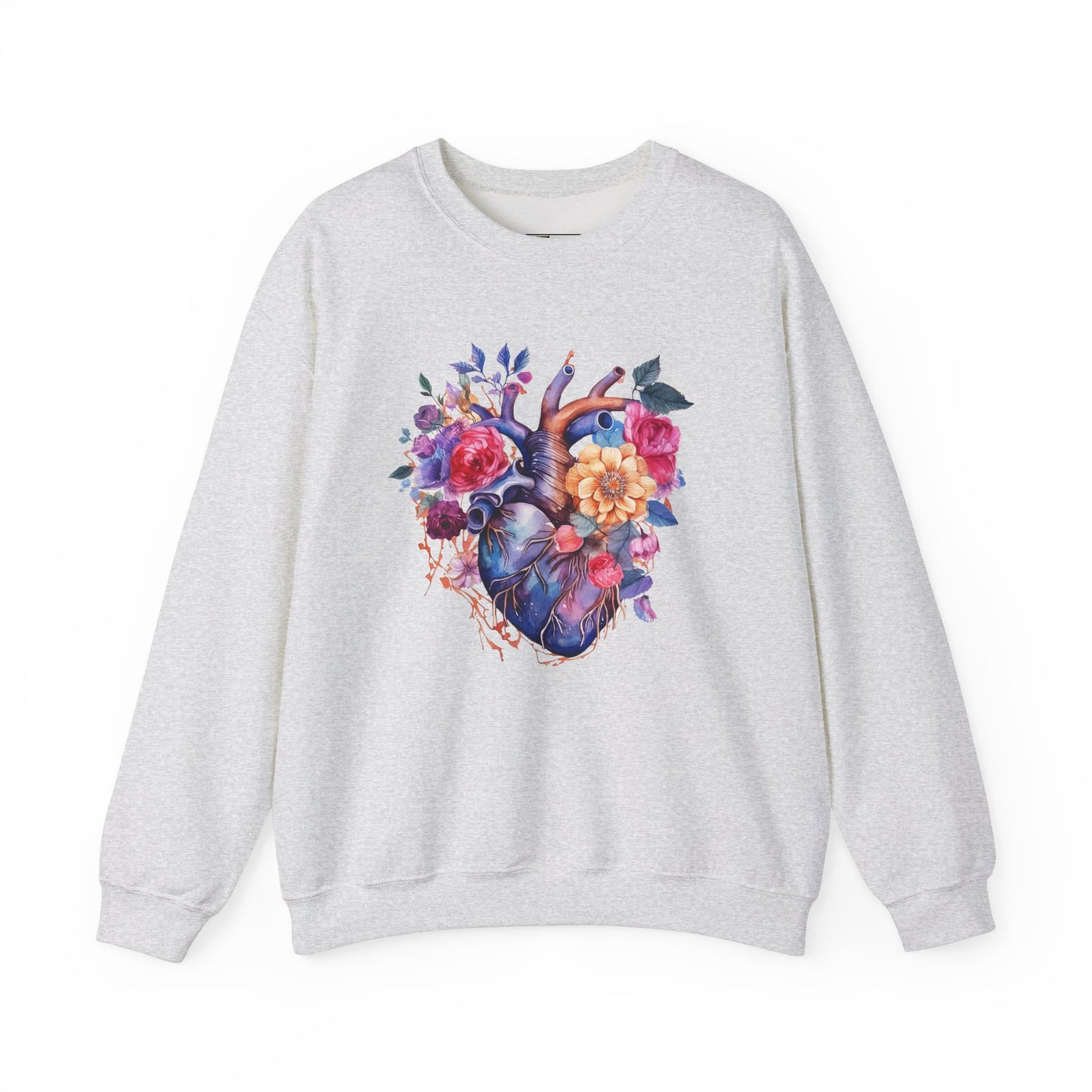 Heart = Unisex Midweight Softstyle Fleece Crewneck Sweatshirt