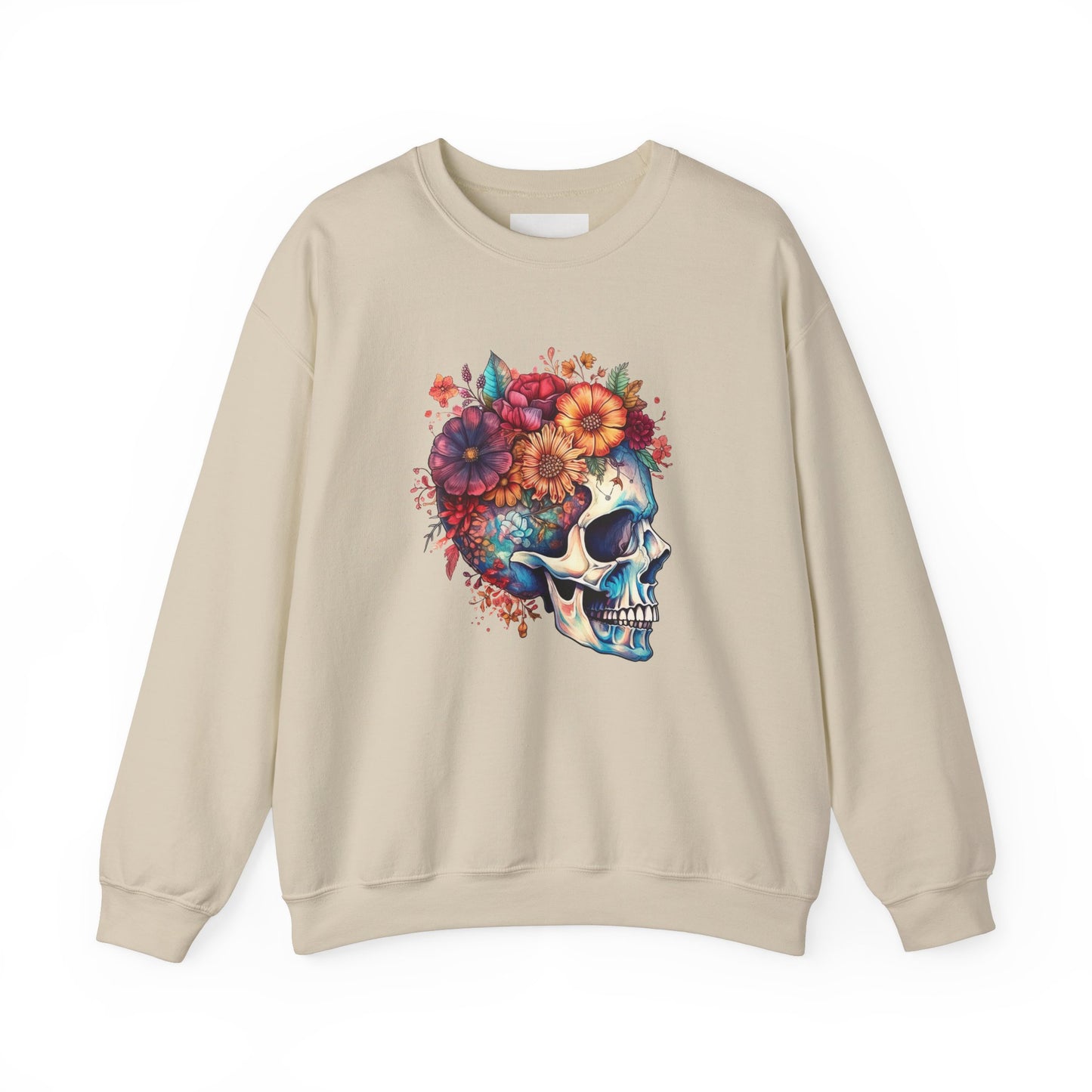 Skull - Unisex Midweight Softstyle Fleece Crewneck Sweatshirt