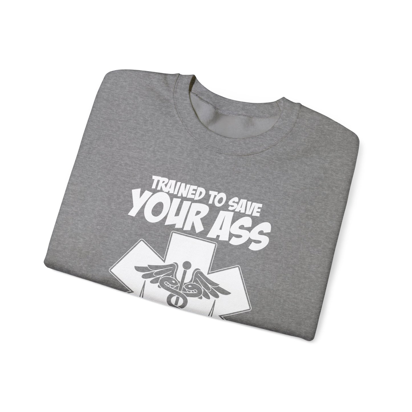 Save Your Ass - Unisex Midweight Softstyle Fleece Crewneck Sweatshirt