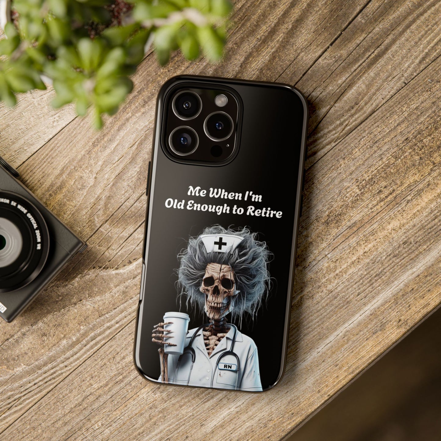 Skeleton Nurse Phone Case