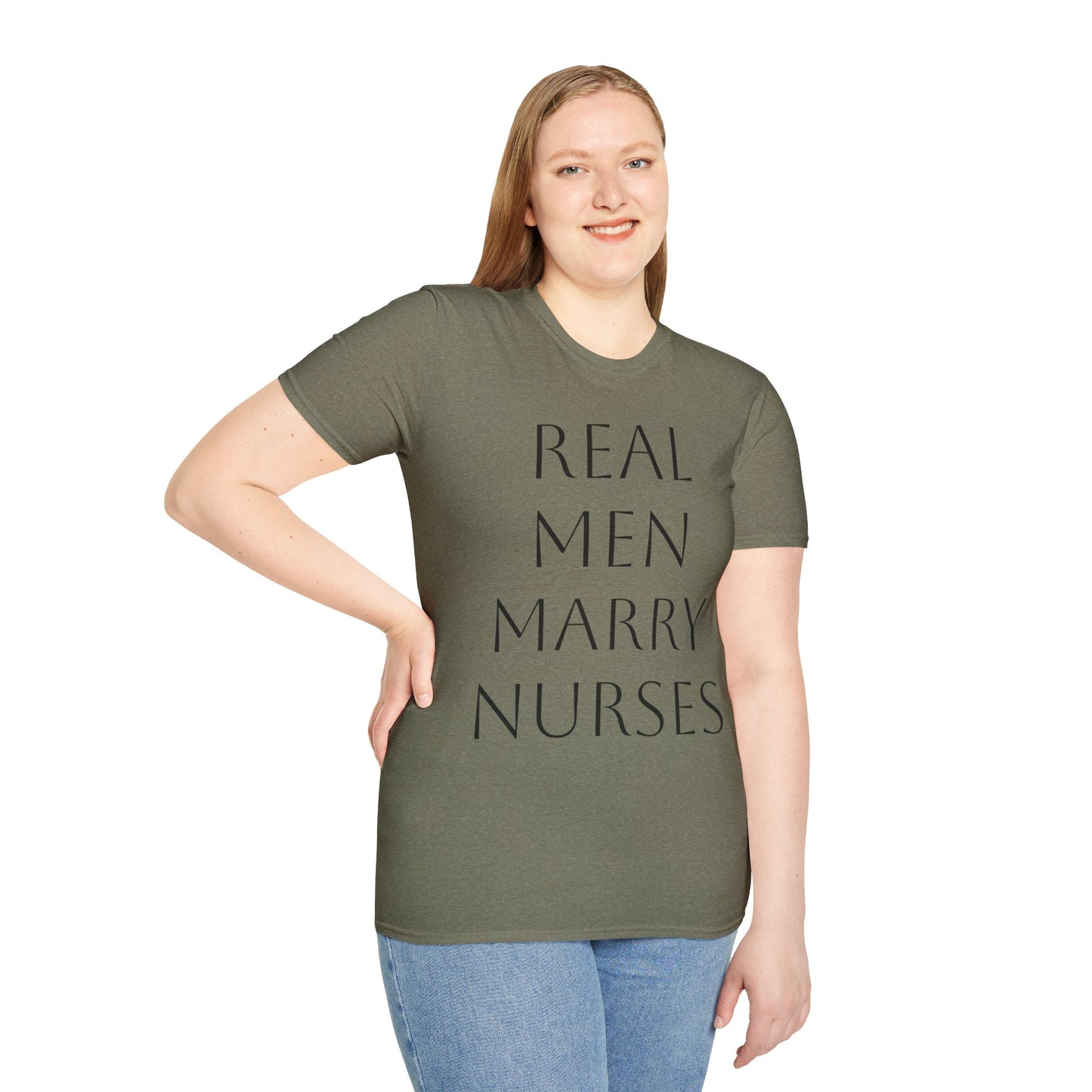 Real Men Marry Nurses Softstyle T-Shirt