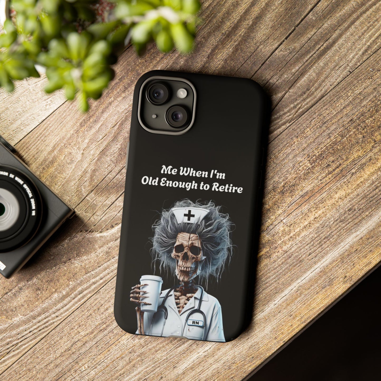 Skeleton Nurse Phone Case