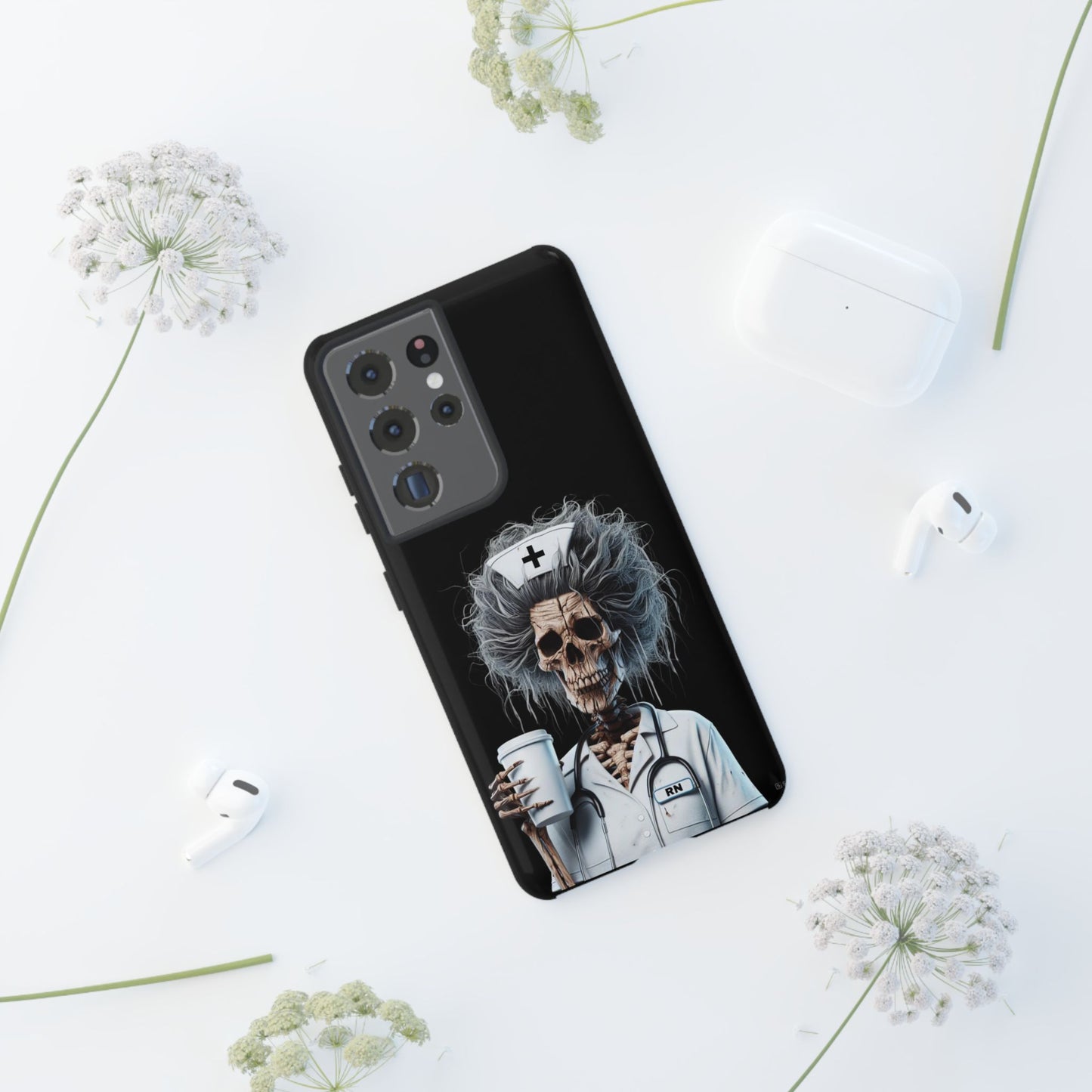 Skeleton Nurse Phone Case