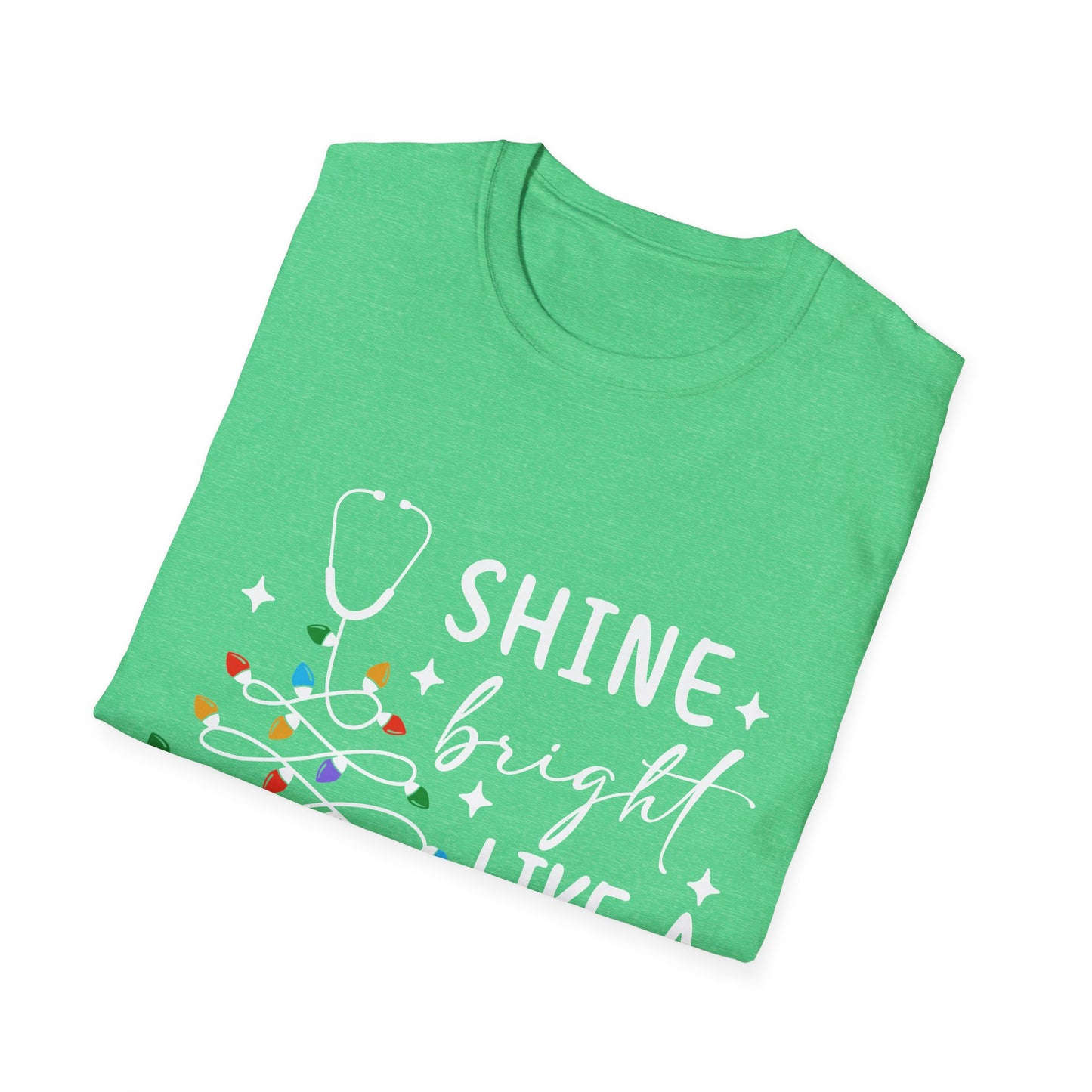 Christmas Medical Field Unisex T-Shirt - Shine Bright Like A Call Light