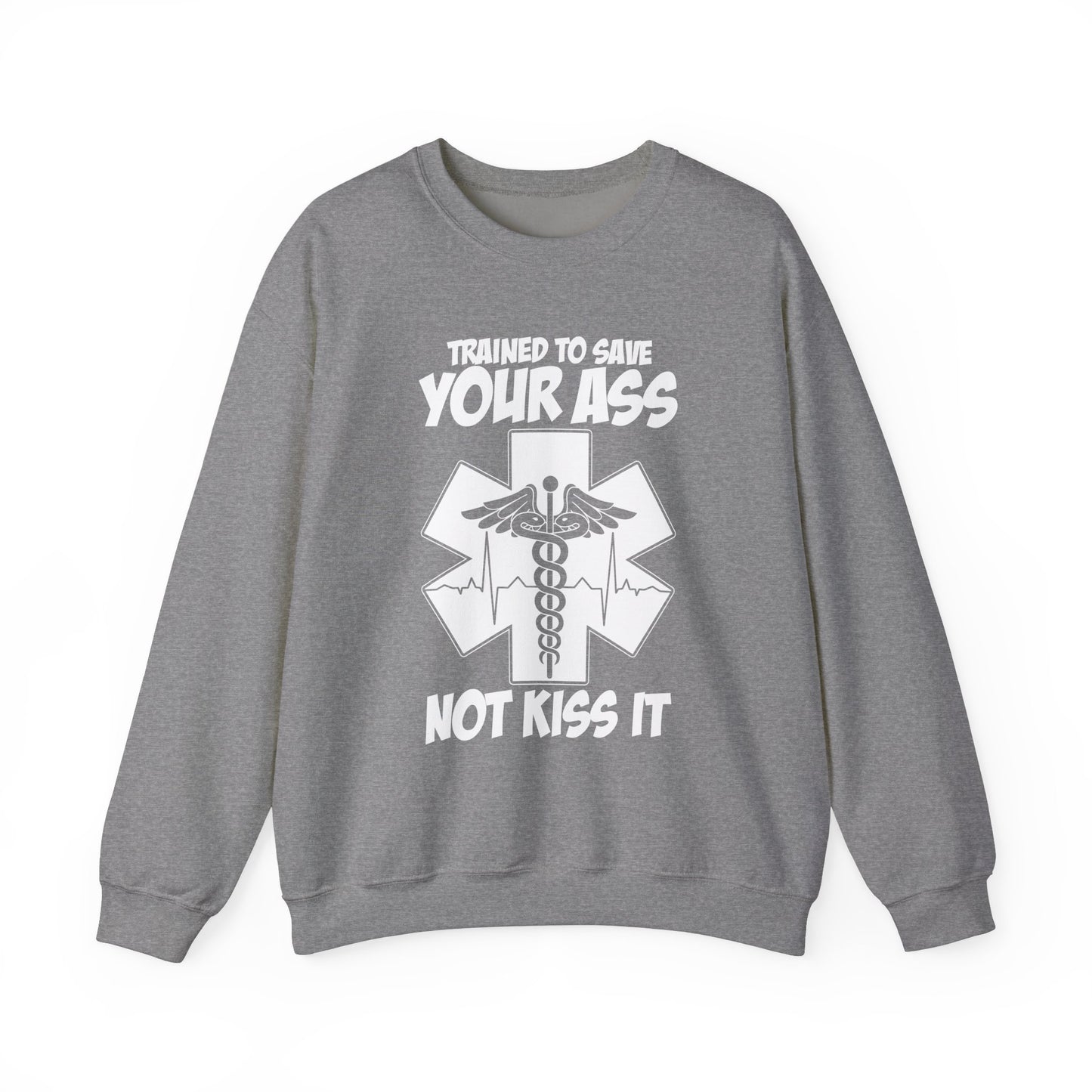 Save Your Ass - Unisex Midweight Softstyle Fleece Crewneck Sweatshirt