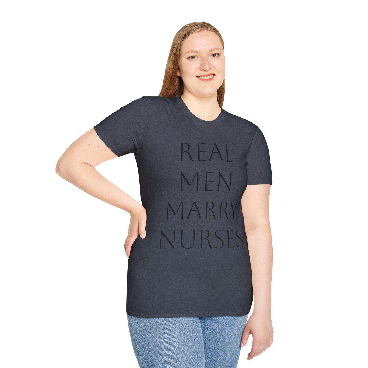 Real Men Marry Nurses Softstyle T-Shirt