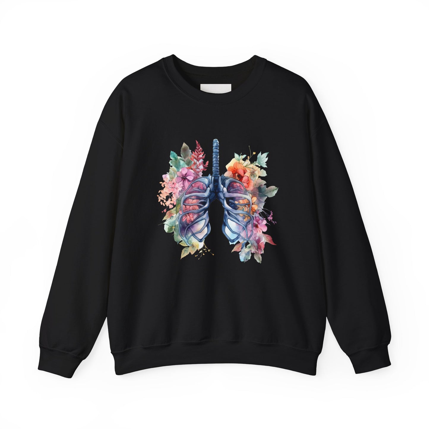 Flower Lungs - Unisex Midweight Softstyle Fleece Crewneck Sweatshirt