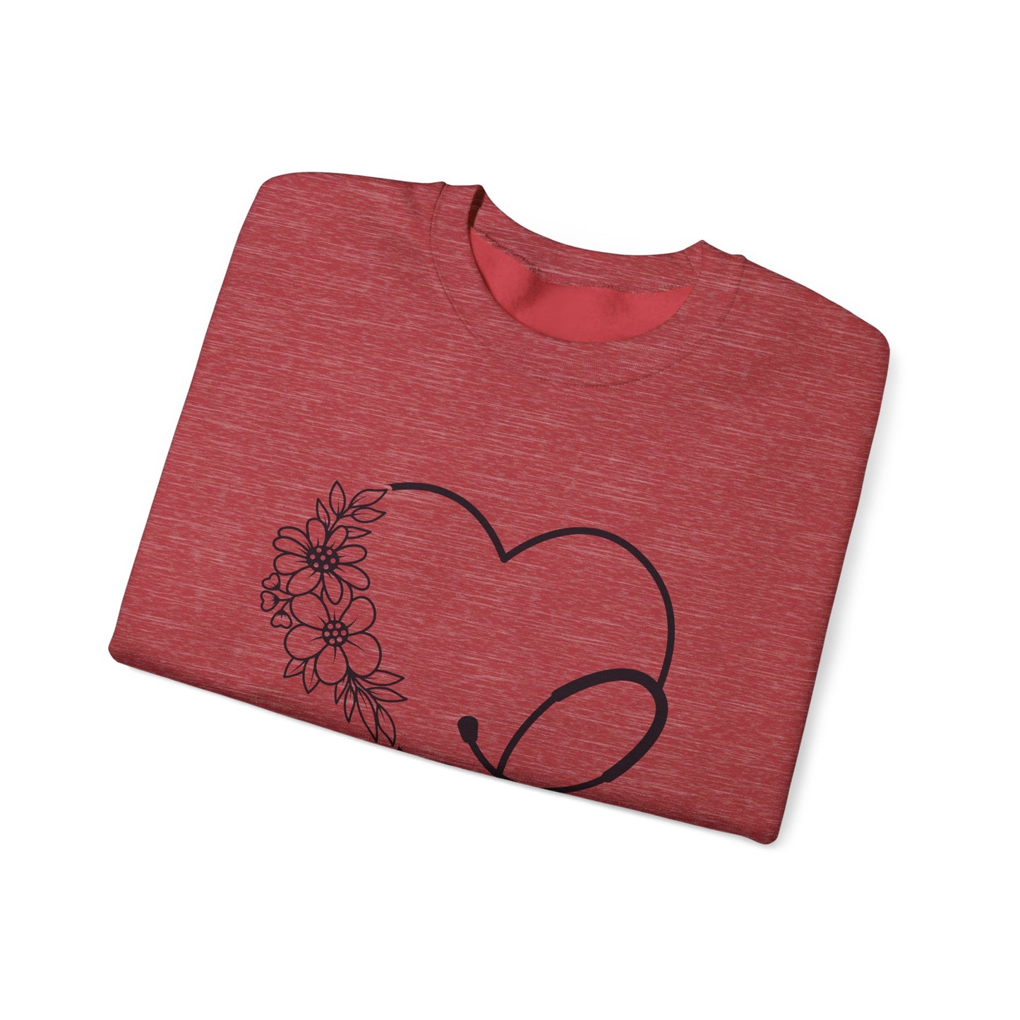 Stethoscope Heart Crewneck Sweatshirt