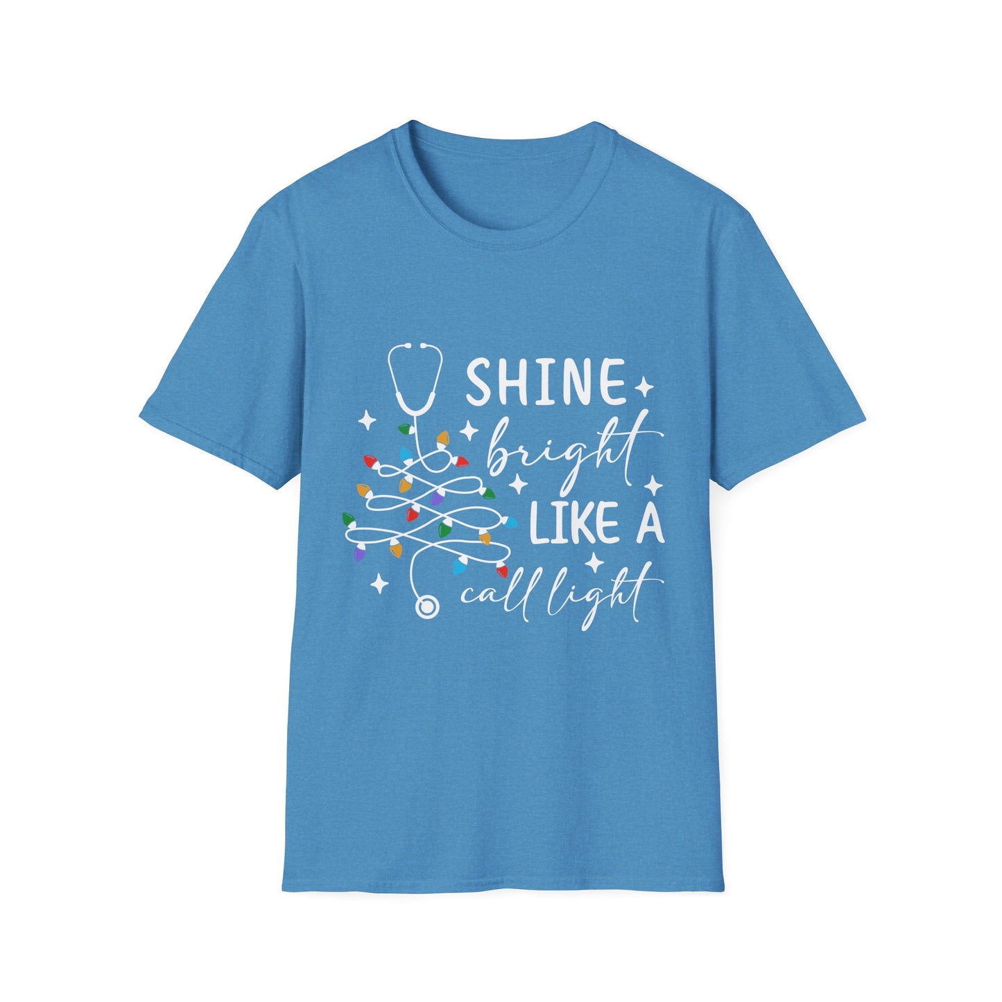 Christmas Medical Field Unisex T-Shirt - Shine Bright Like A Call Light