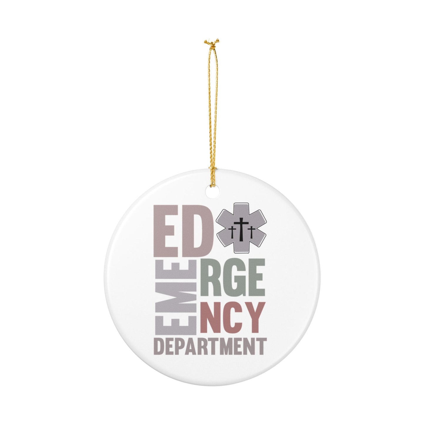 Emergency Department Ceramic Ornament | Perfect Holiday Decoration
