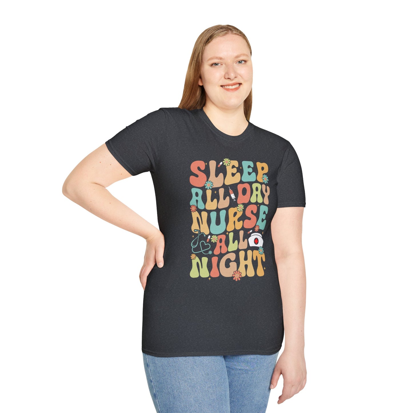 Nurse all night Softstyle T-Shirt