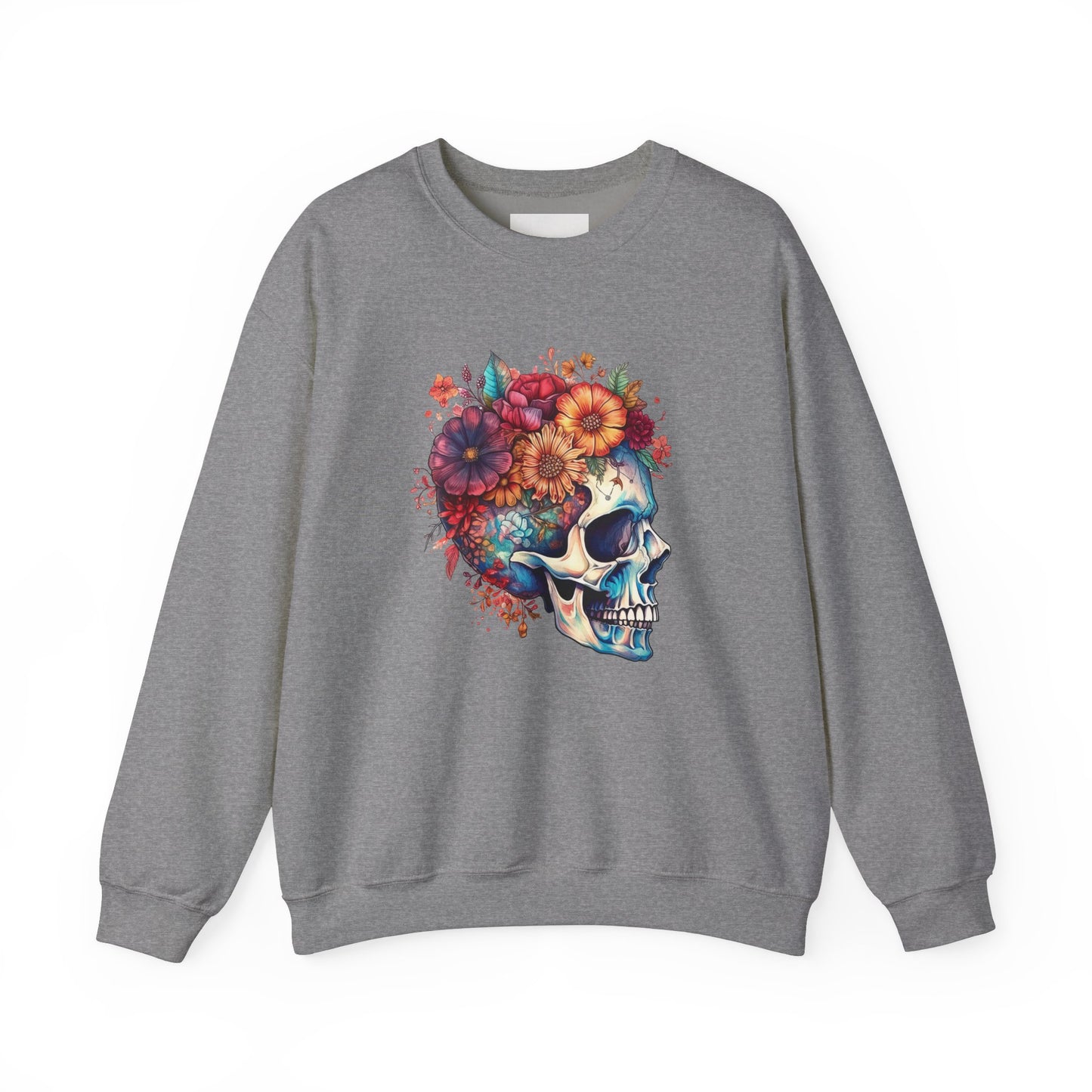 Skull - Unisex Midweight Softstyle Fleece Crewneck Sweatshirt