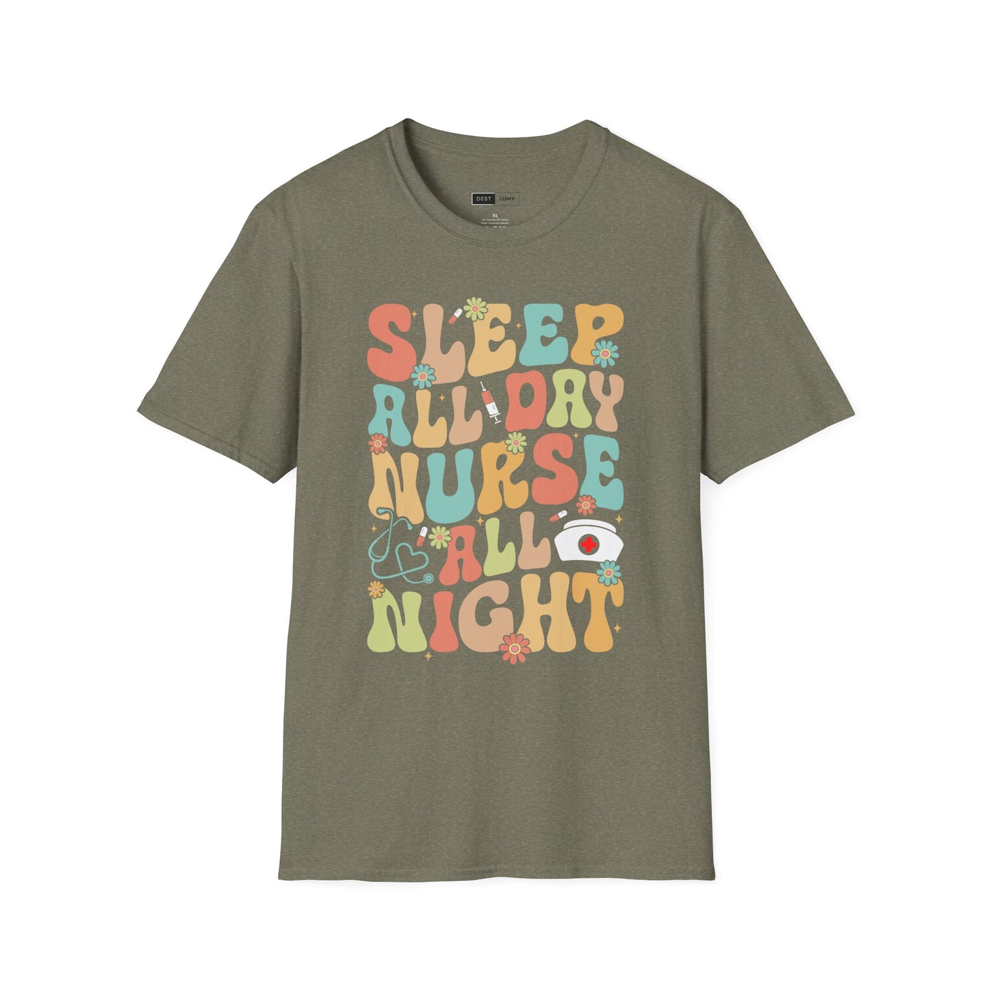 Nurse all night Softstyle T-Shirt