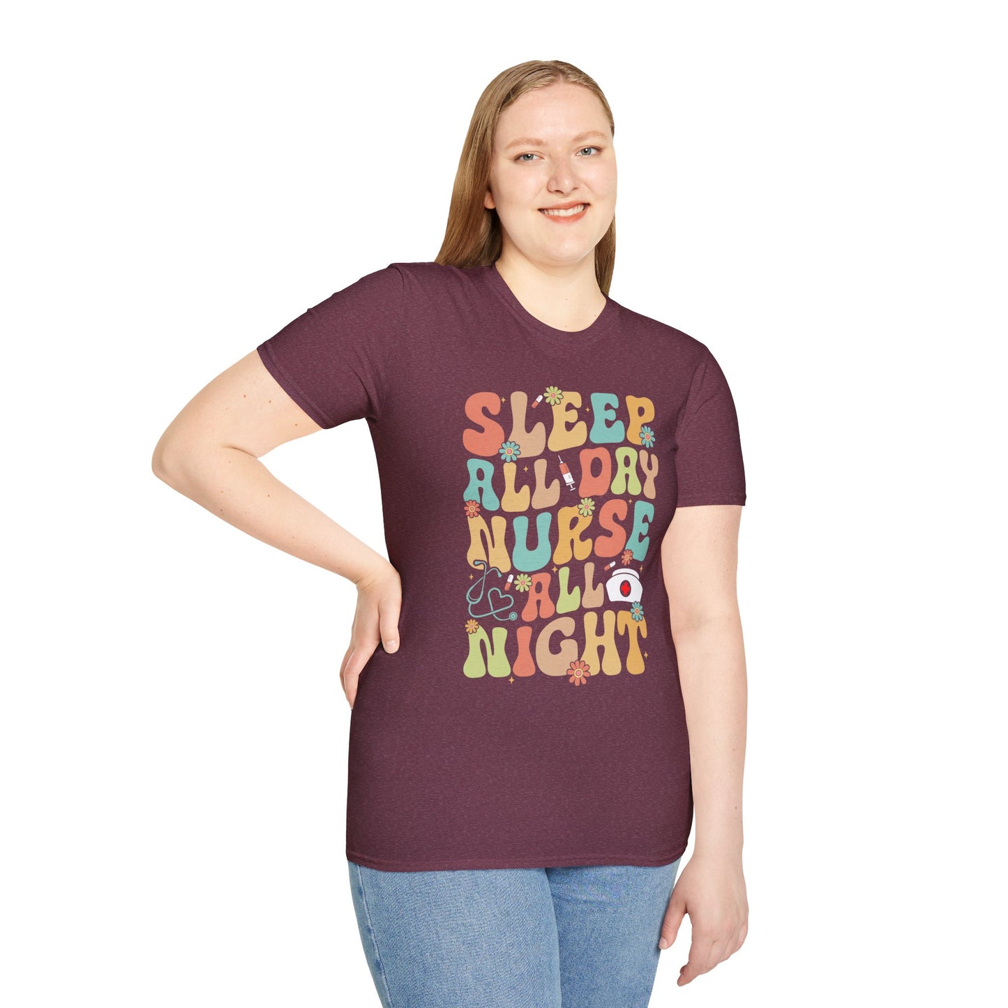 Nurse all night Softstyle T-Shirt