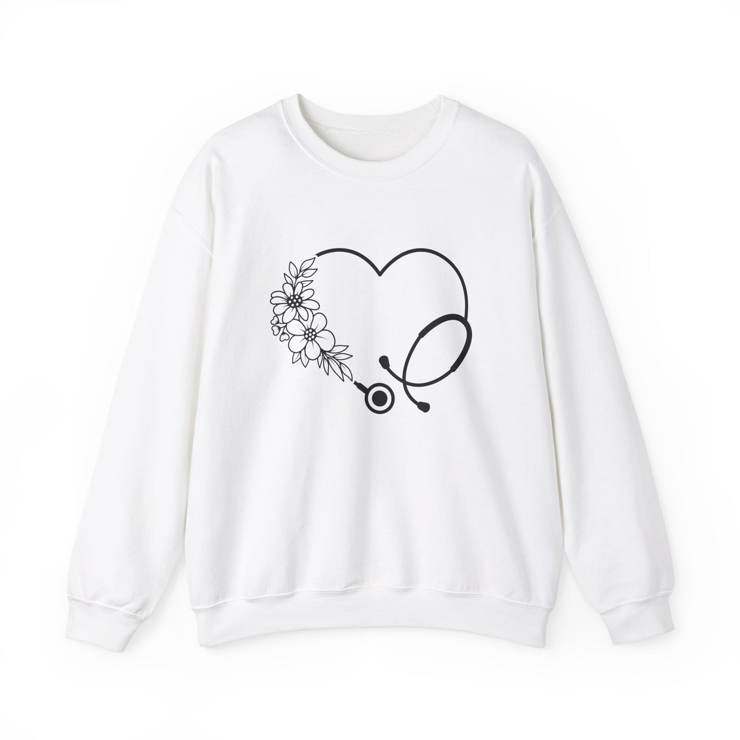 Stethoscope Heart Crewneck Sweatshirt