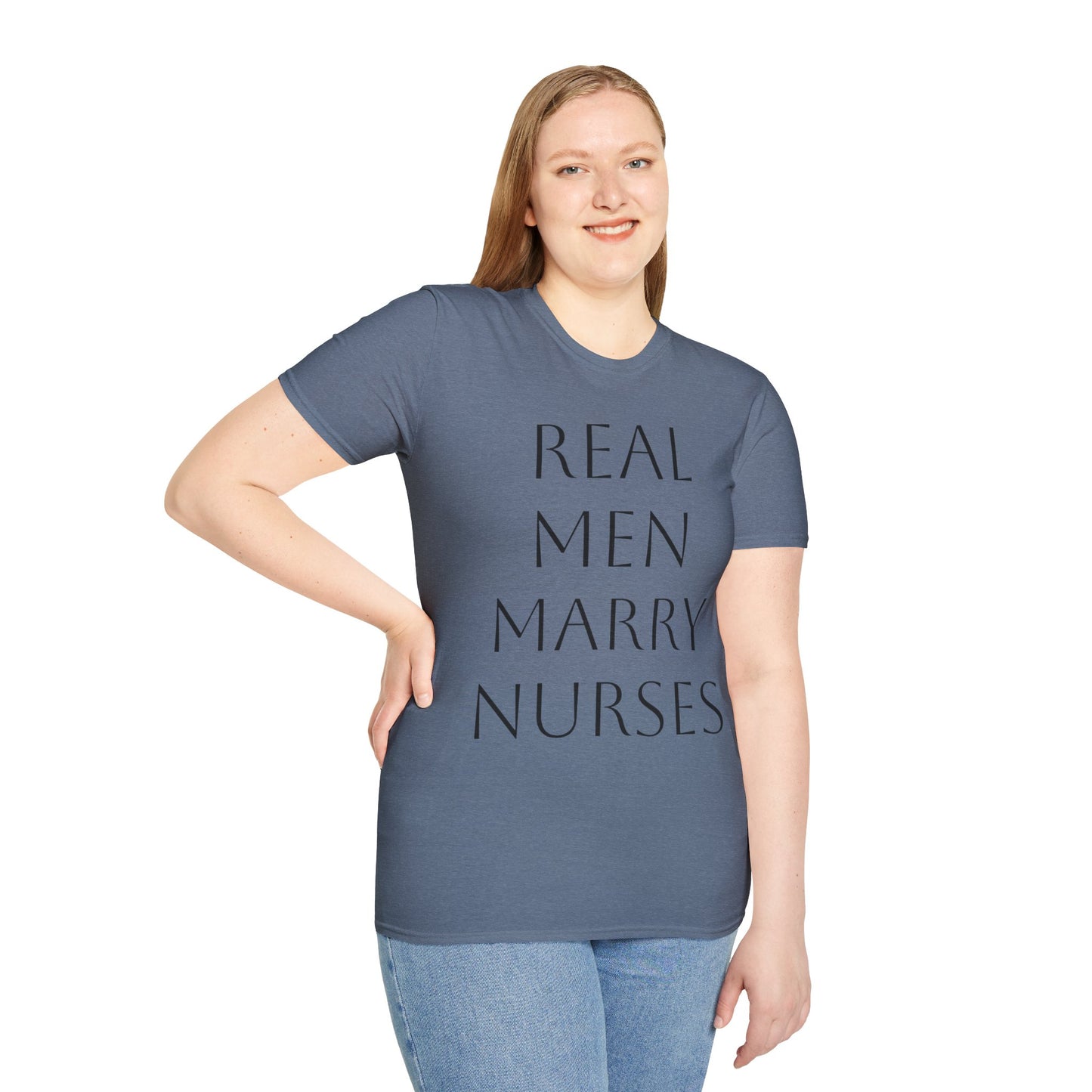 Real Men Marry Nurses Softstyle T-Shirt