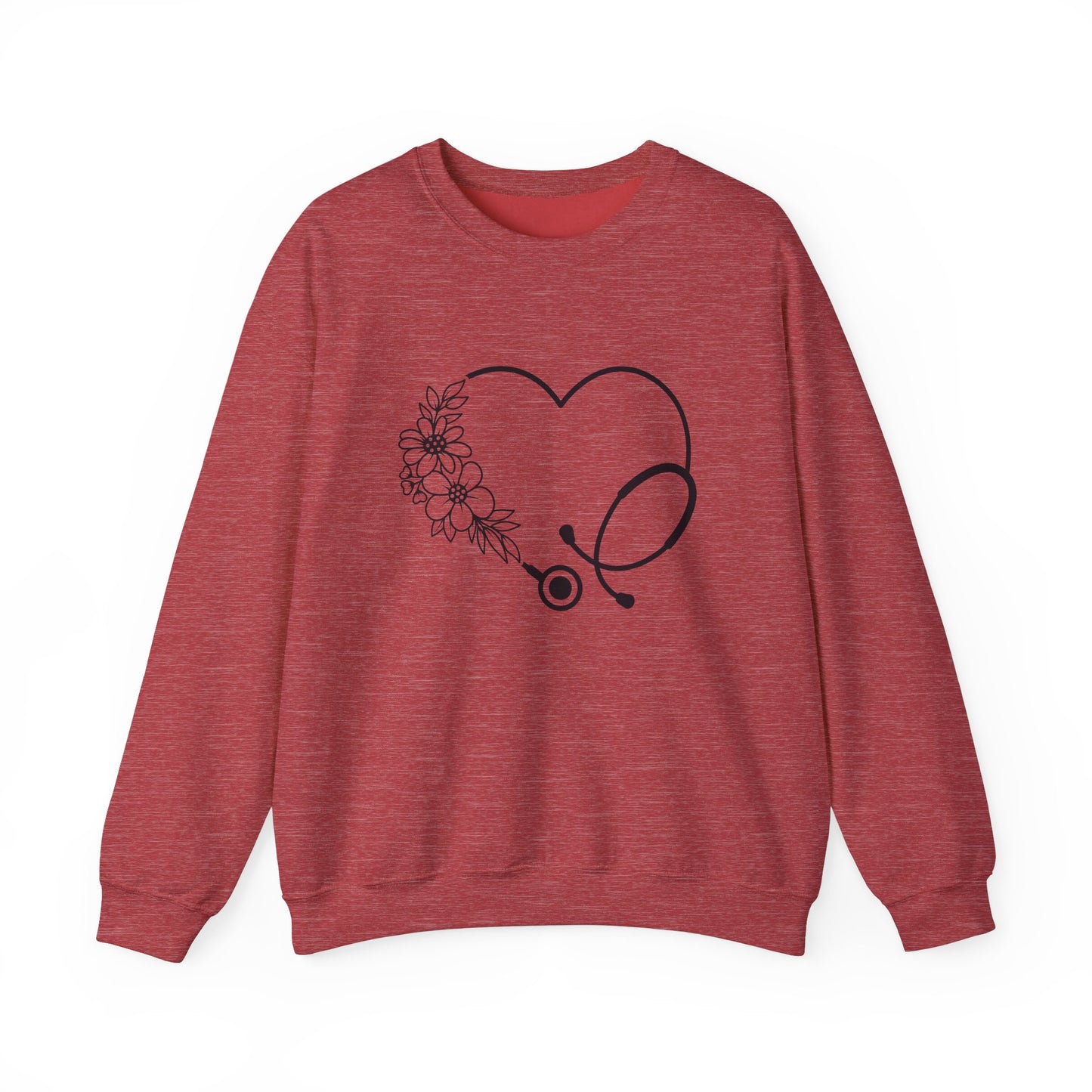 Stethoscope Heart Crewneck Sweatshirt