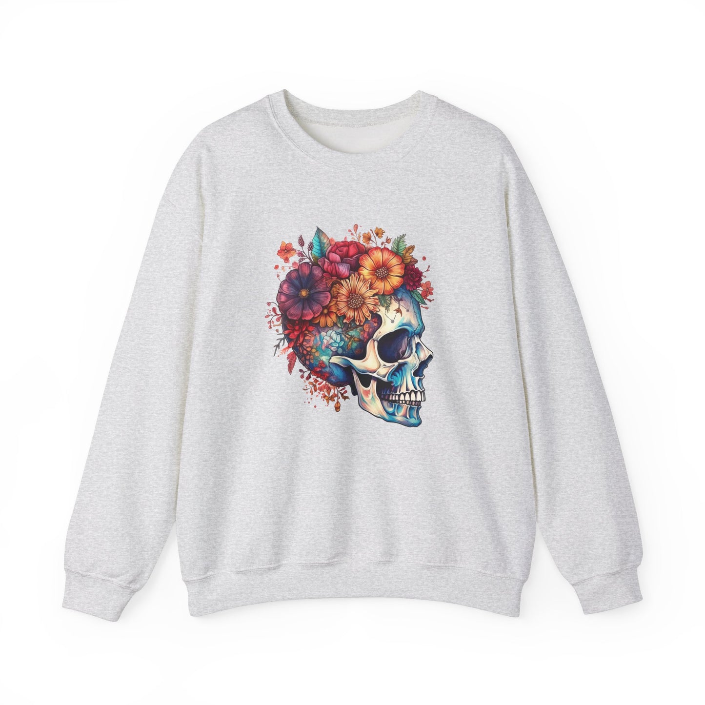 Skull - Unisex Midweight Softstyle Fleece Crewneck Sweatshirt