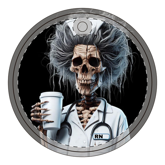 Skeleton Nurse Acrylic Ornament