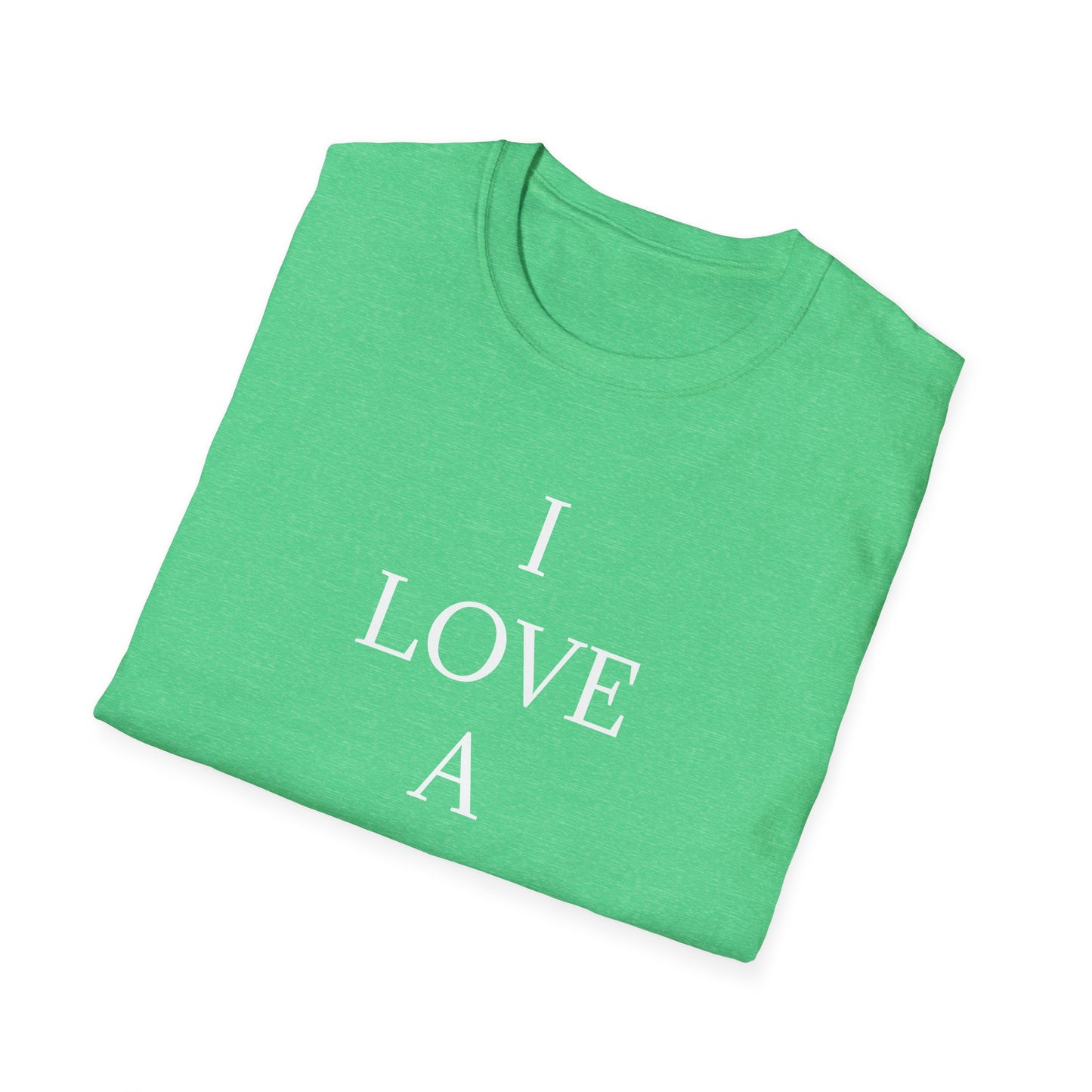 I love a Nurse Soft-Style T-Shirt - White Font