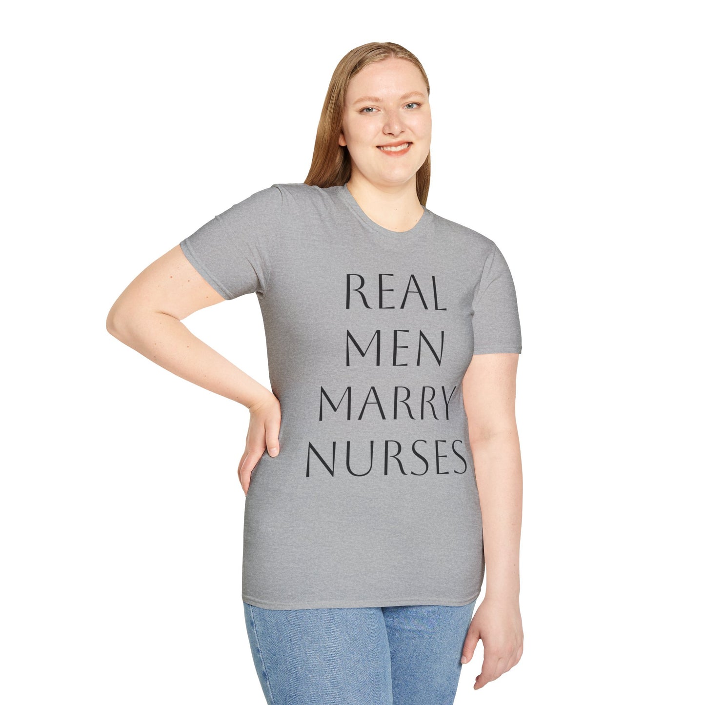 Real Men Marry Nurses Softstyle T-Shirt