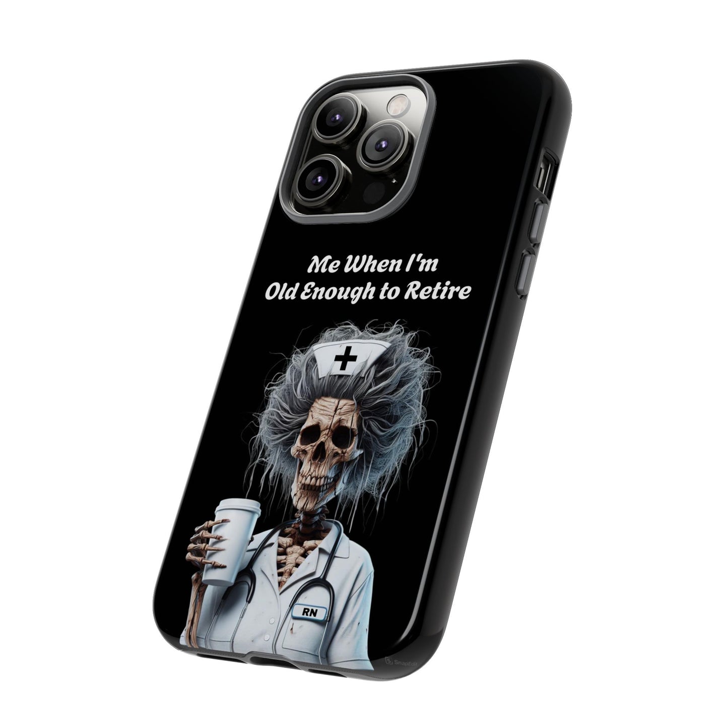 Skeleton Nurse Phone Case