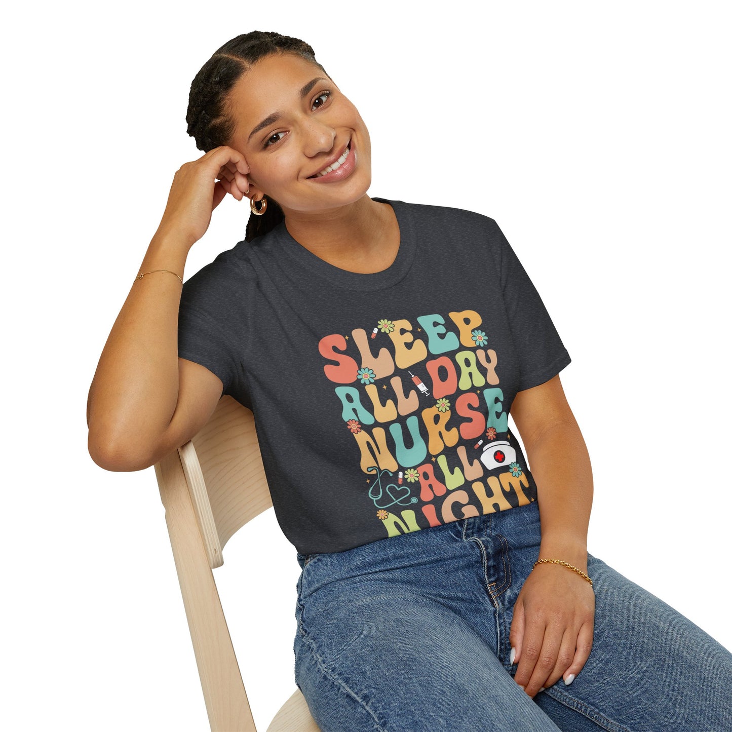 Nurse all night Softstyle T-Shirt