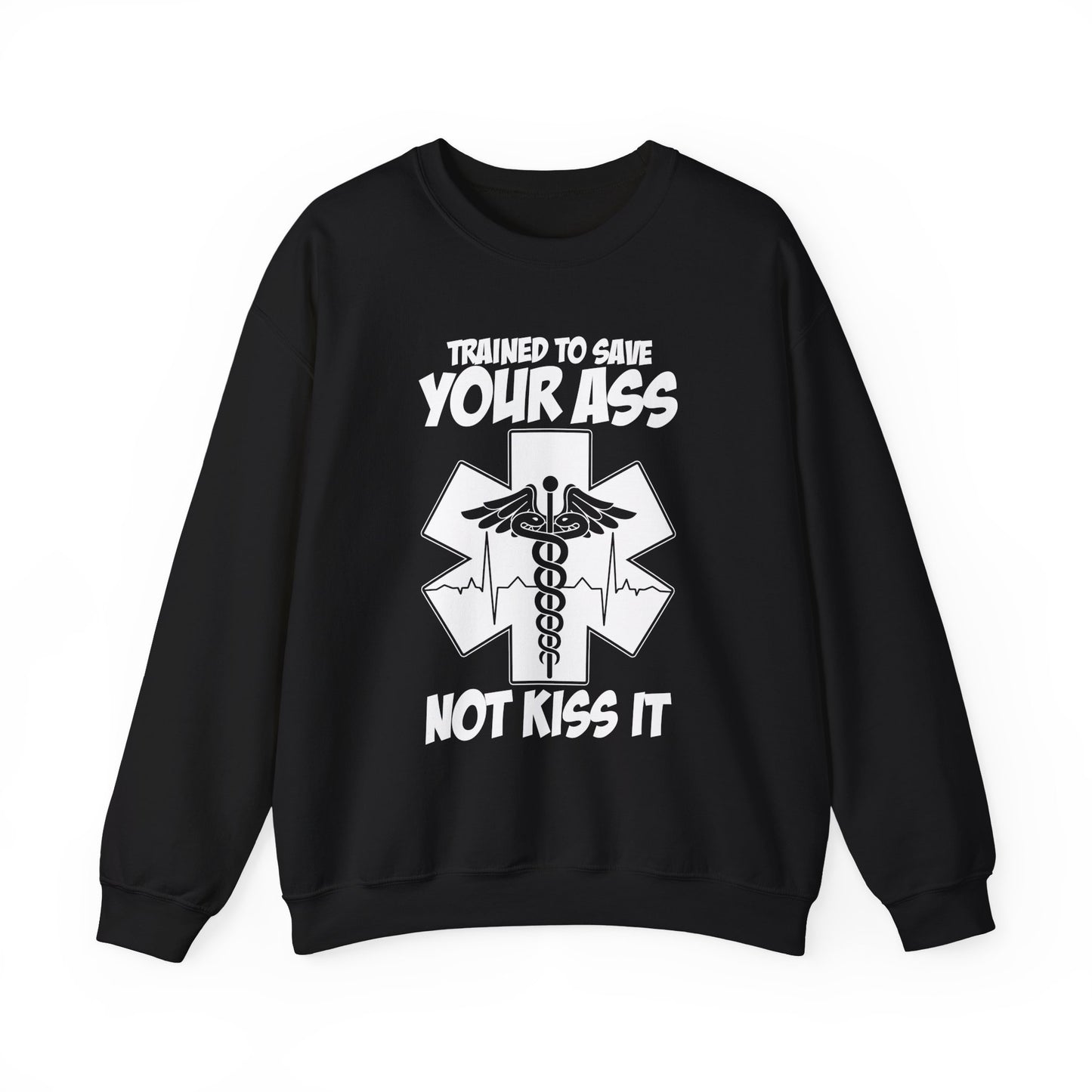 Save Your Ass - Unisex Midweight Softstyle Fleece Crewneck Sweatshirt