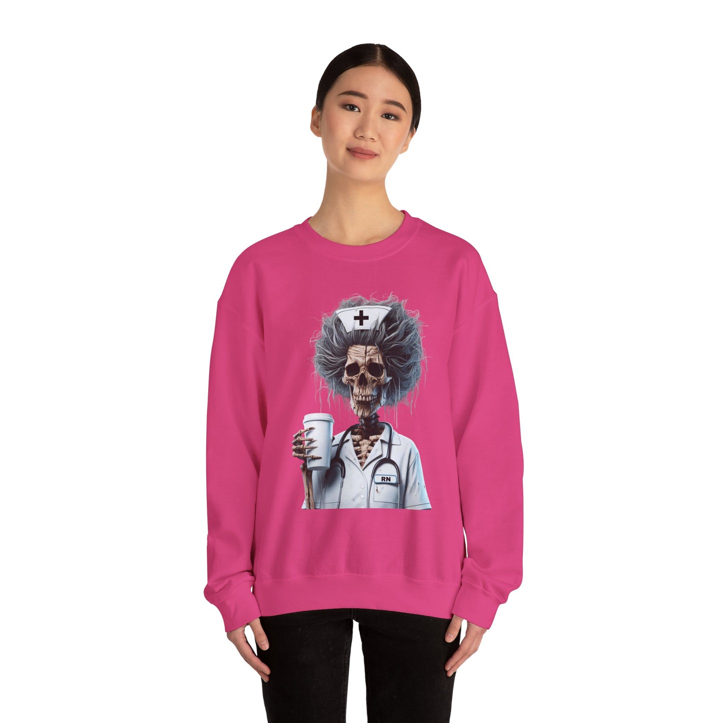 Be a Nurse they said-Crewneck Sweatshirt