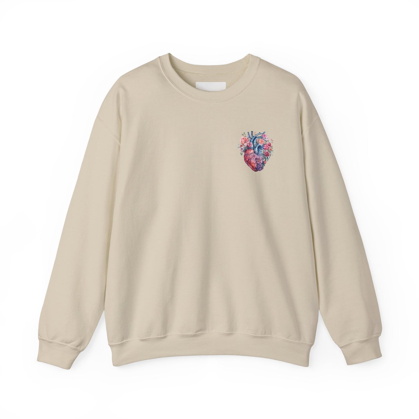 Heart - Unisex Midweight Softstyle Fleece Crewneck Sweatshirt