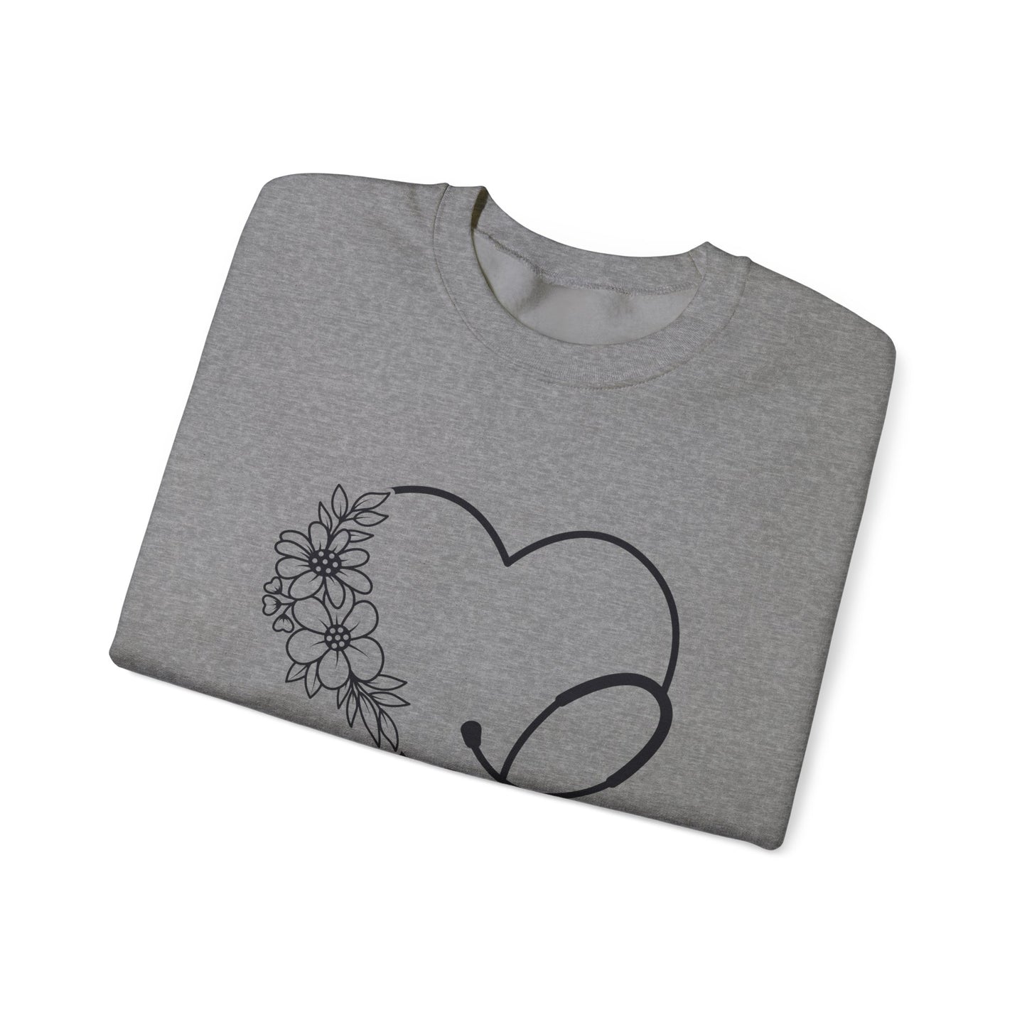 Stethoscope Heart Crewneck Sweatshirt