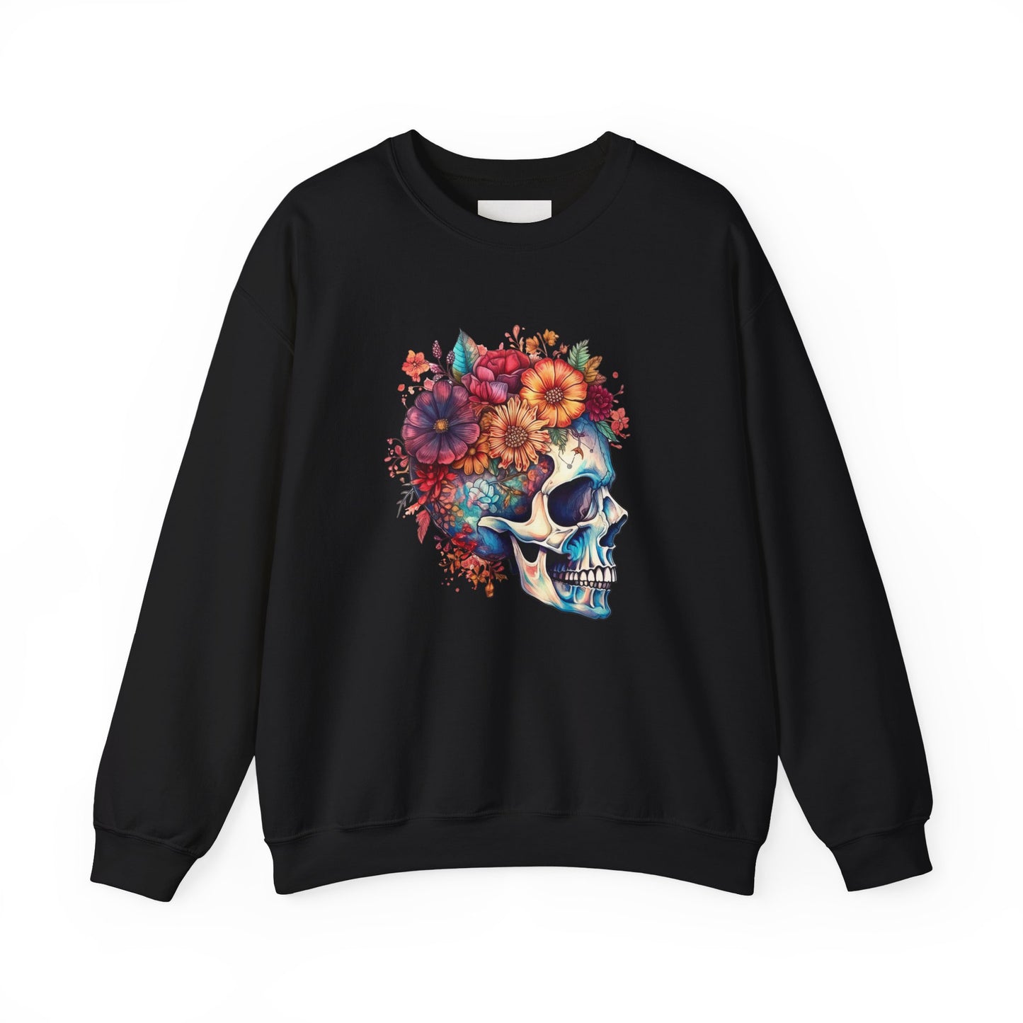 Skull - Unisex Midweight Softstyle Fleece Crewneck Sweatshirt