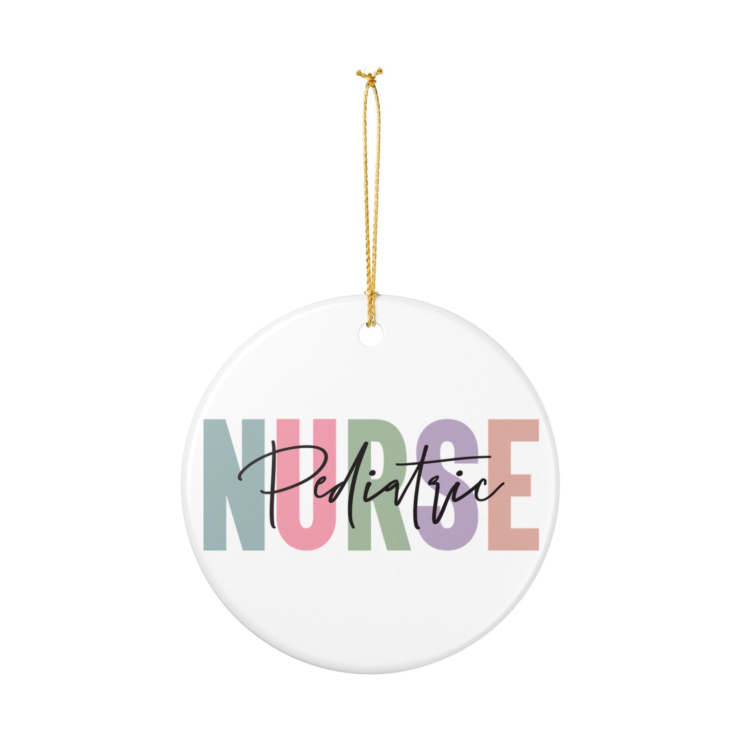 Pediatric Nurse Ceramic Ornament