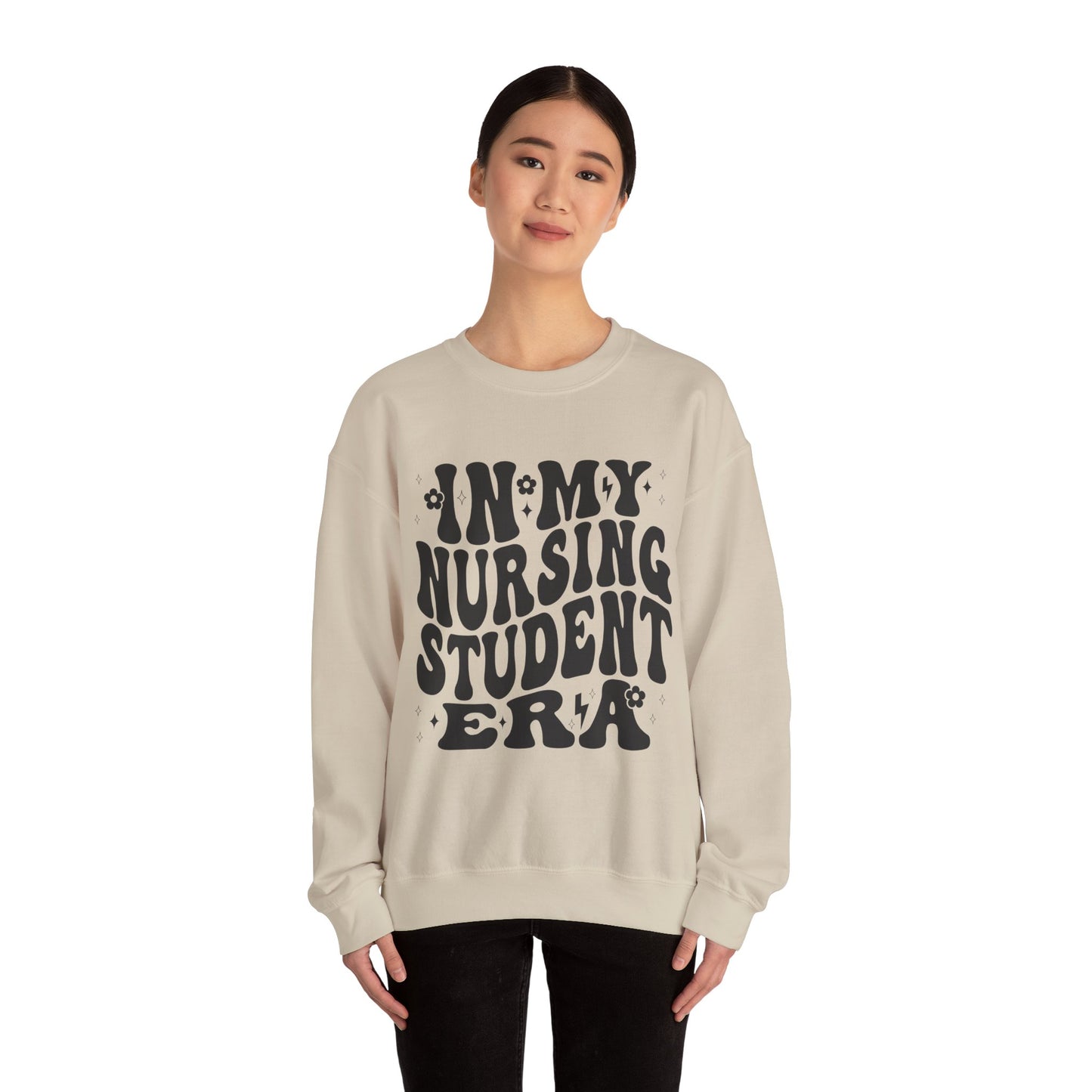 In My Nursing Era - Unisex Midweight Softstyle Fleece Crewneck Sweatshirt