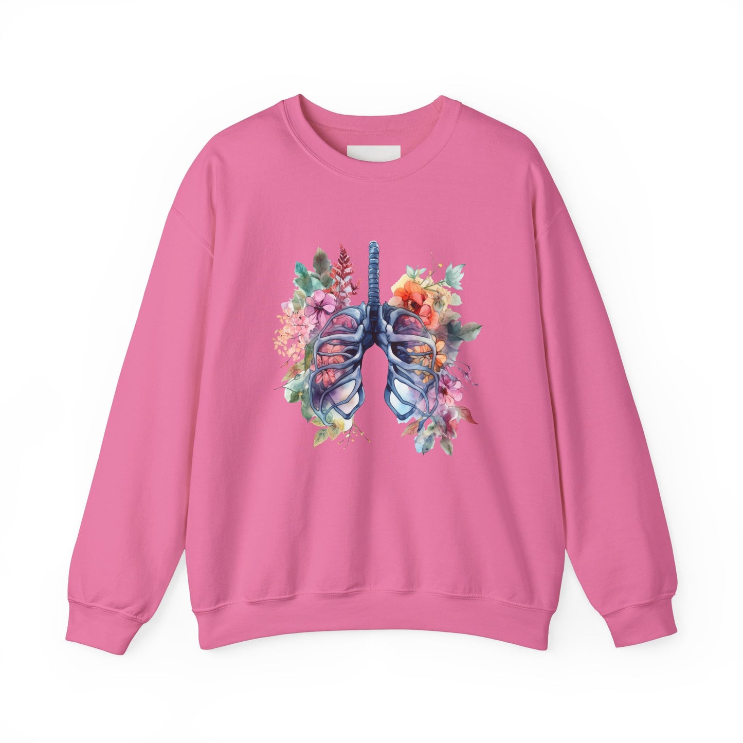 Flower Lungs - Unisex Midweight Softstyle Fleece Crewneck Sweatshirt