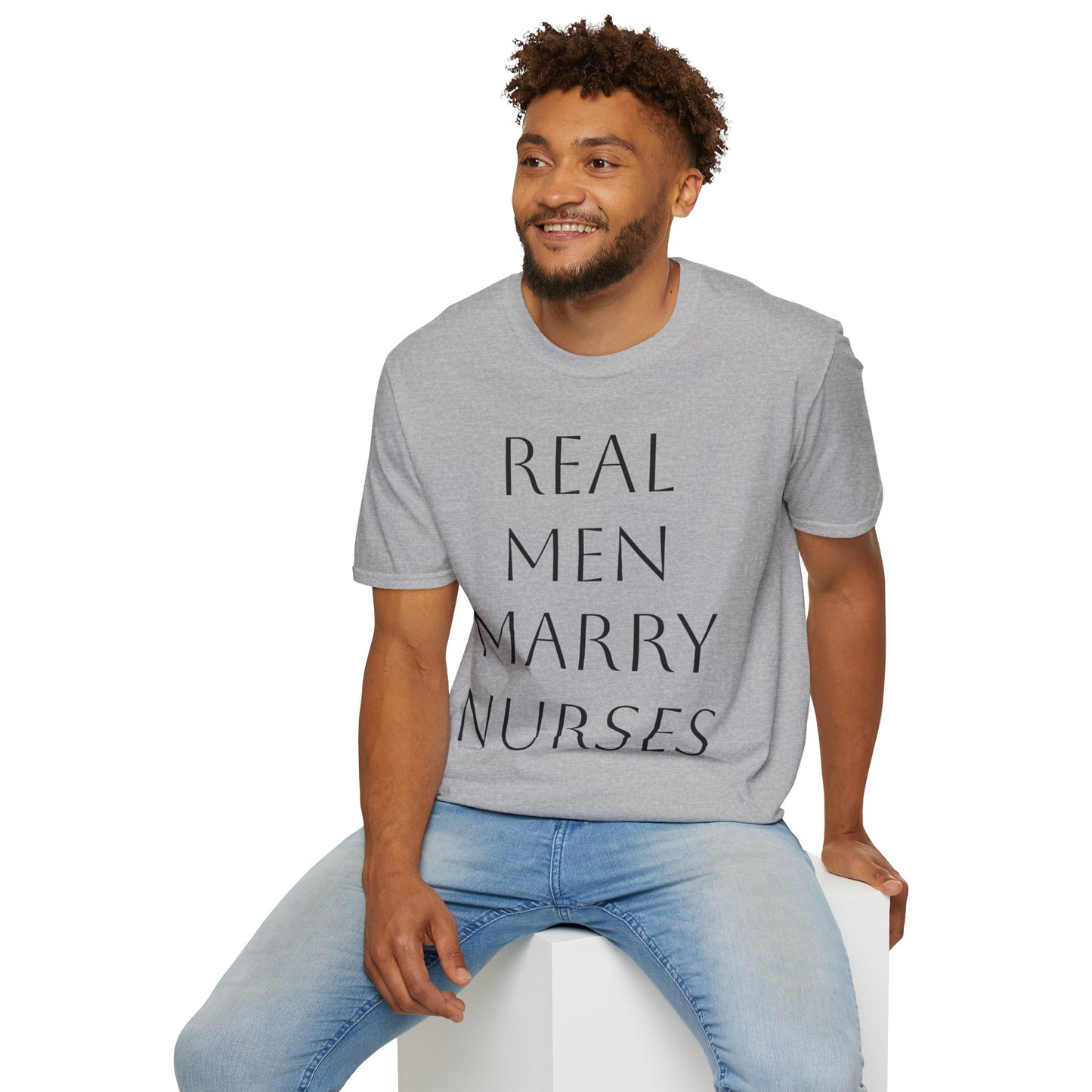 Real Men Marry Nurses Softstyle T-Shirt