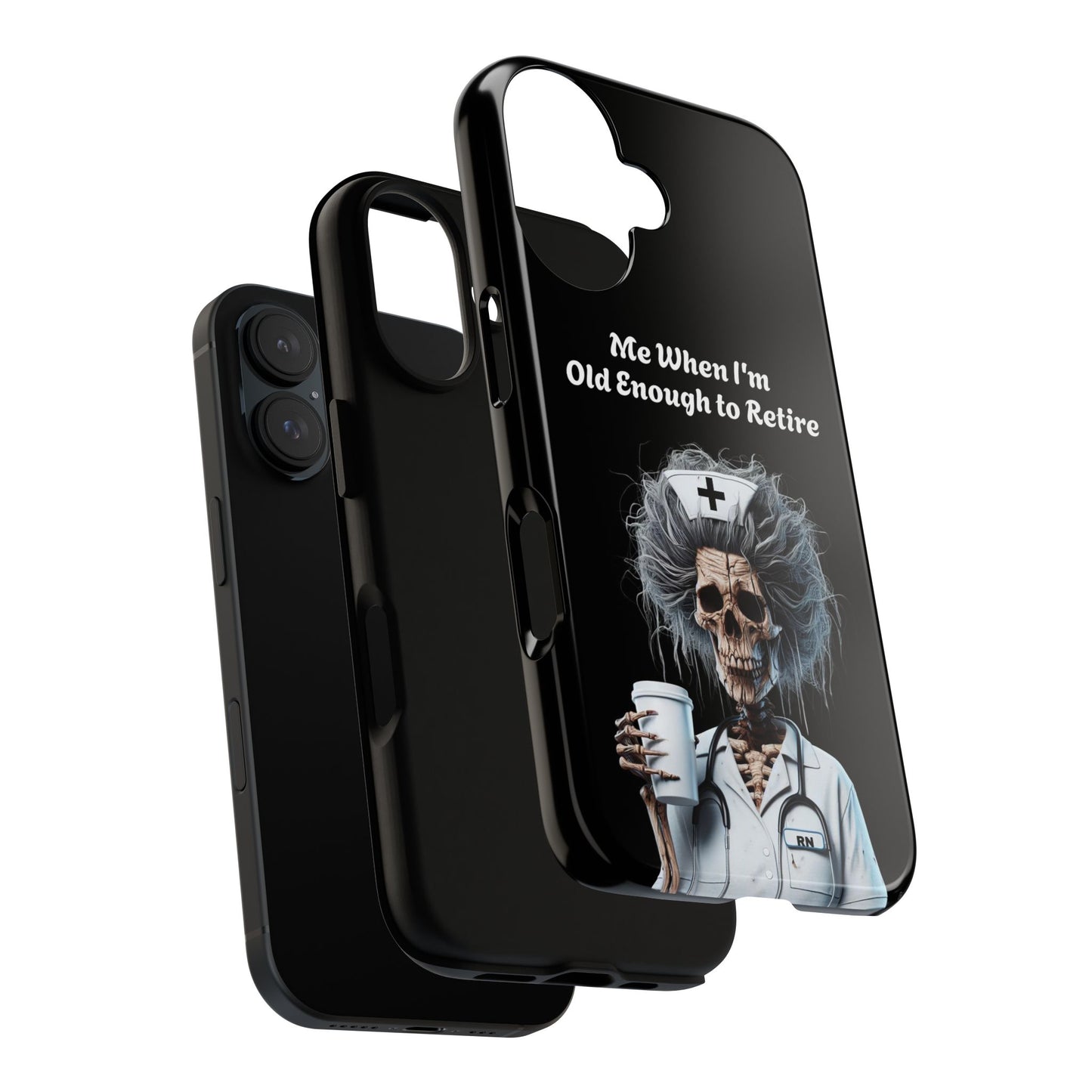 Skeleton Nurse Phone Case