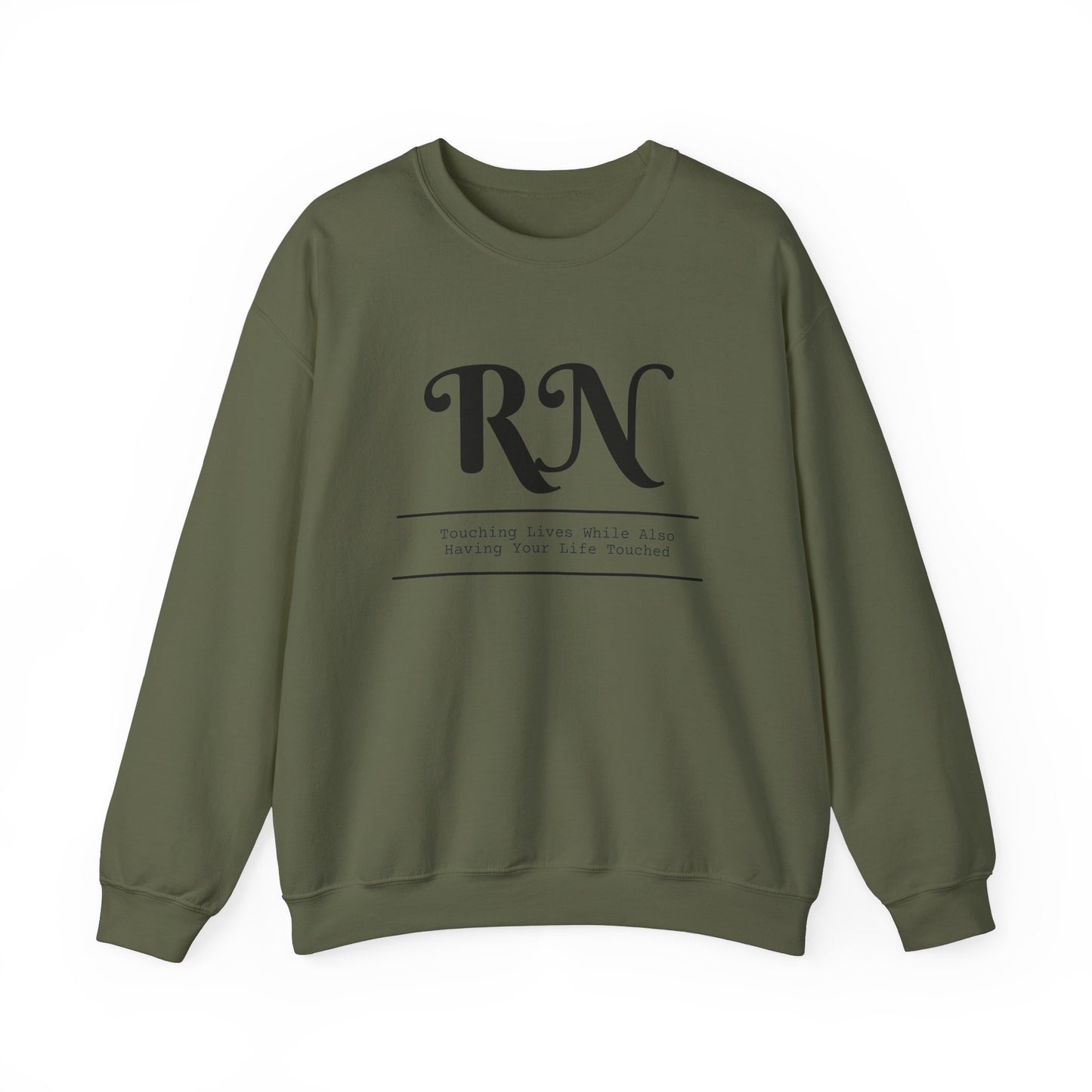 RN Touching Lives Sweatshirt - Unisex Crewneck Sweatshirt