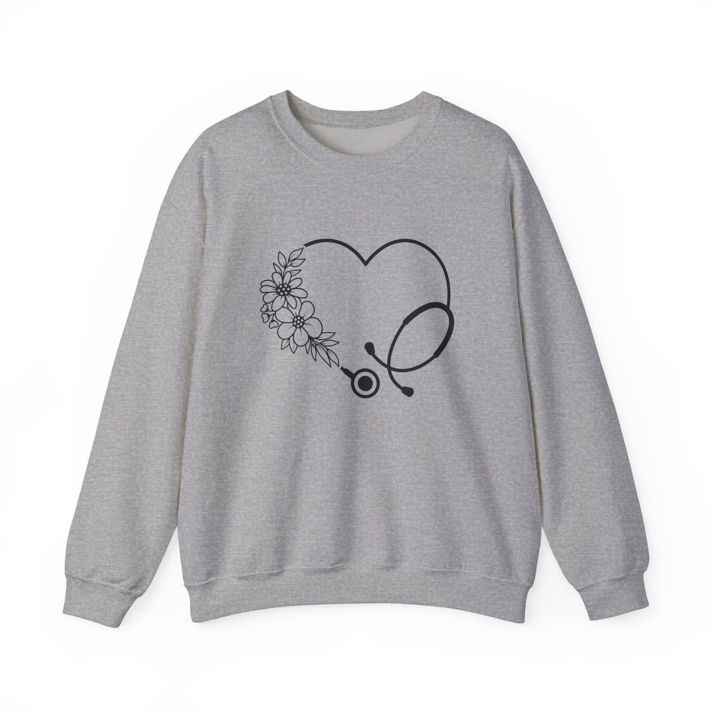 Stethoscope Heart Crewneck Sweatshirt