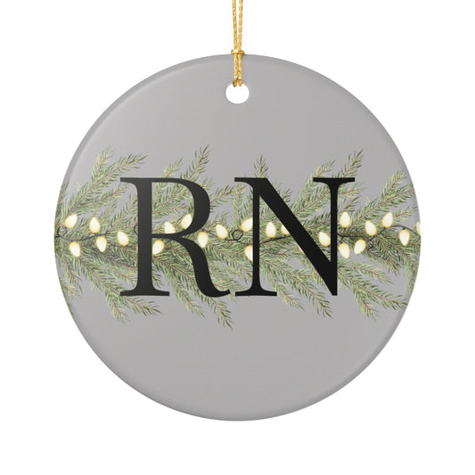 Personalized Holiday Ceramic Ornament