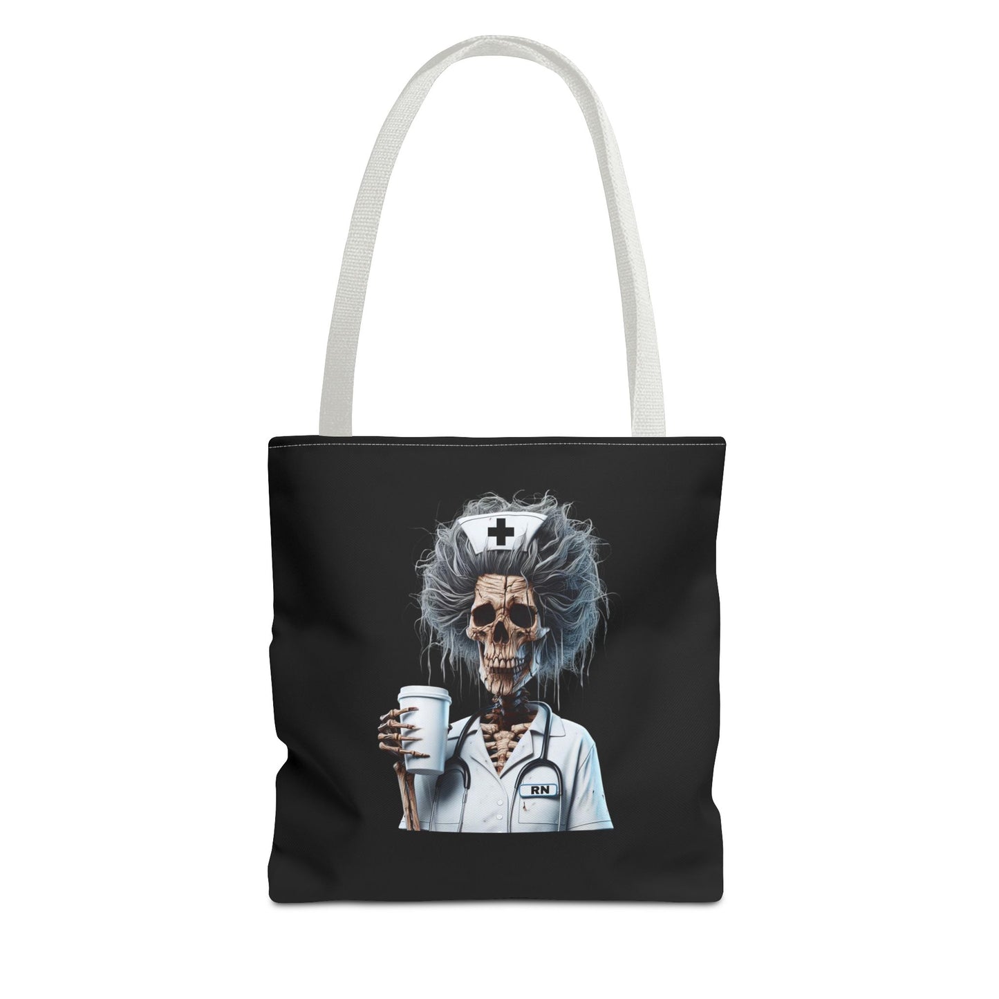 Skeleton Nurse Tote Bag